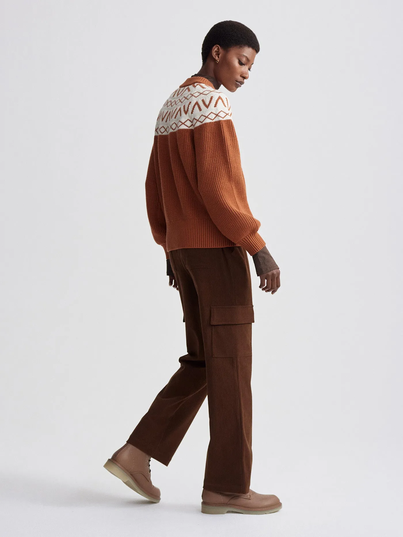 Alys Fairisle Knit Jacket