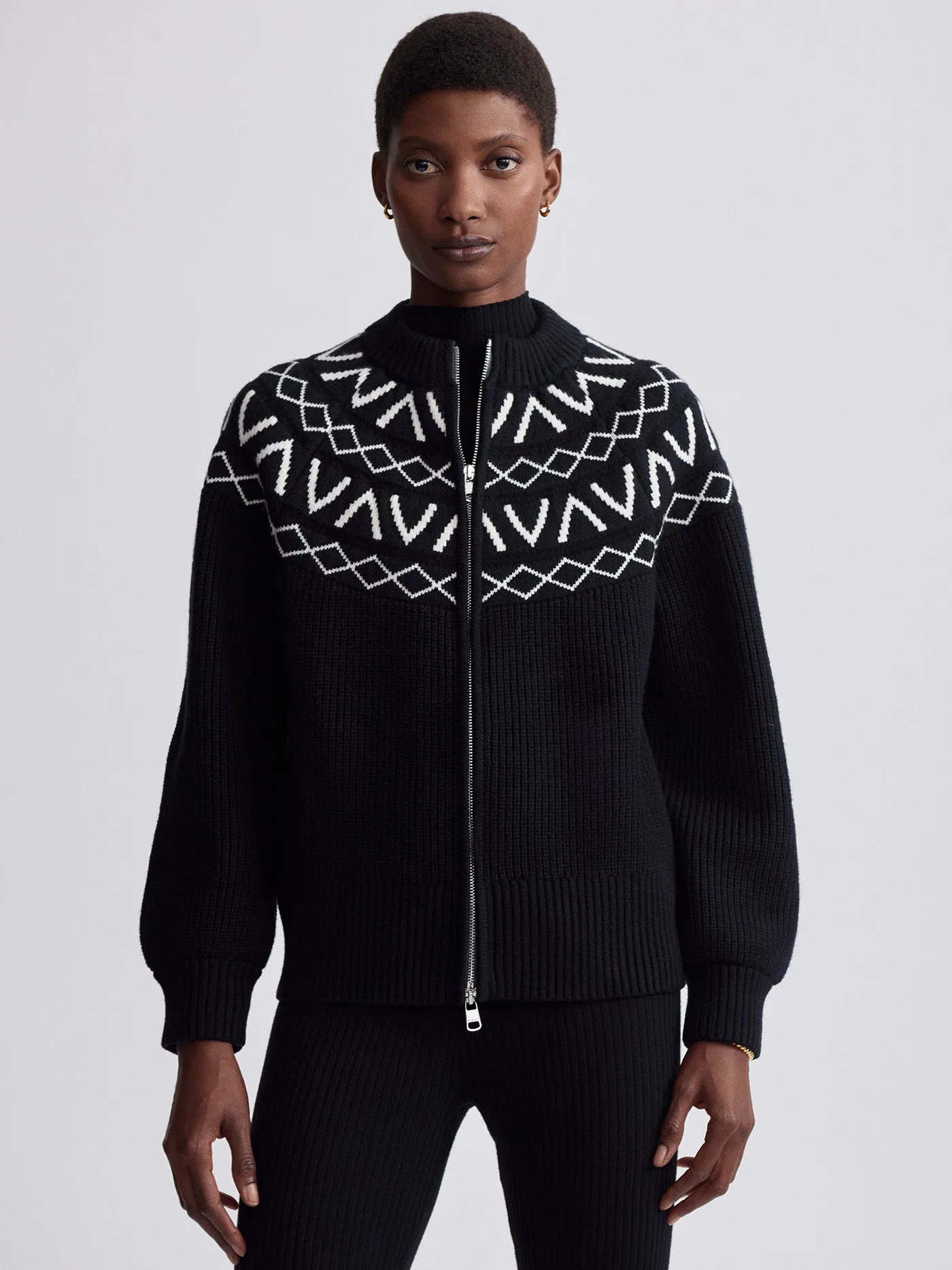 Alys Fairisle Knit Jacket