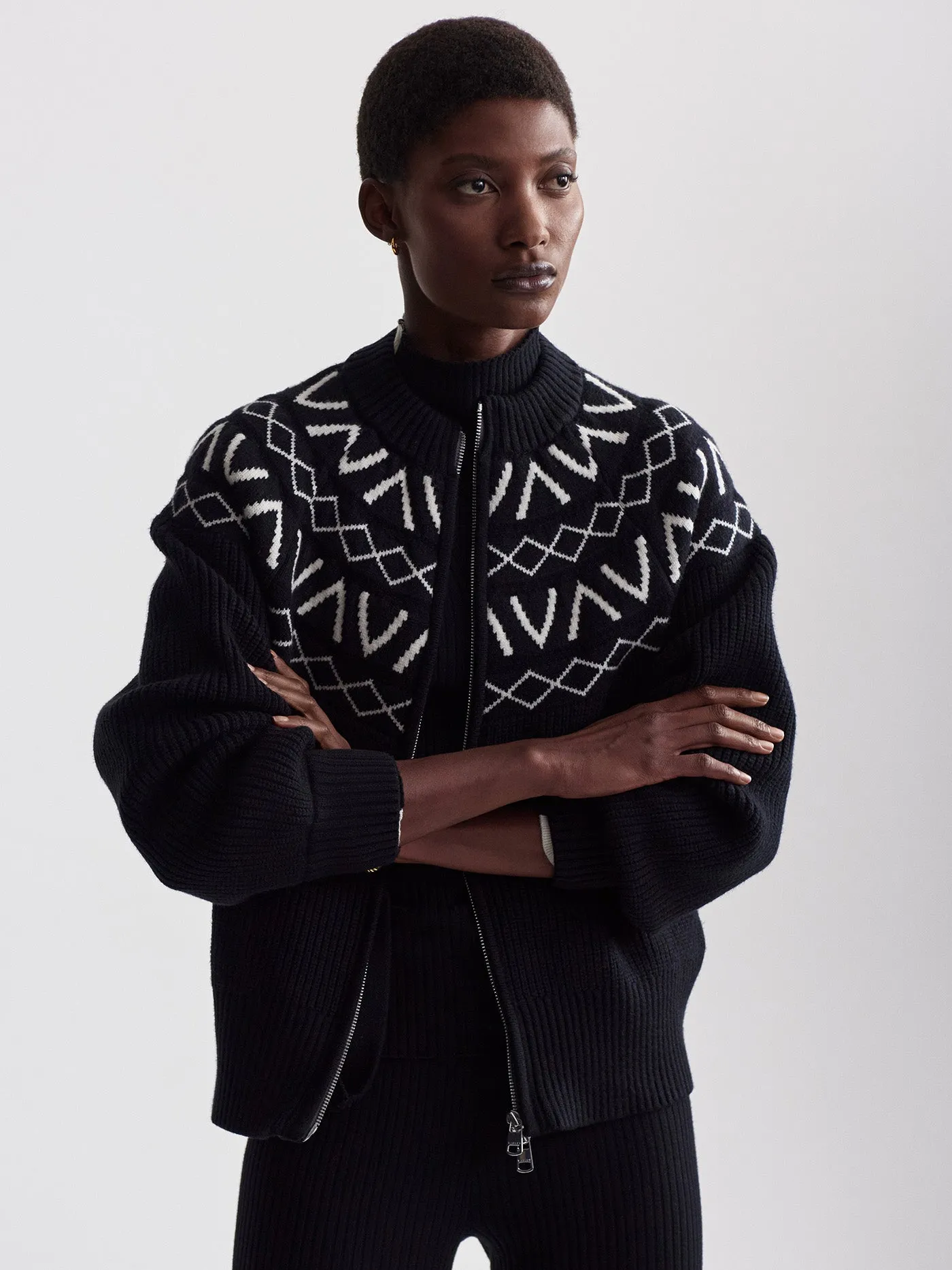 Alys Fairisle Knit Jacket