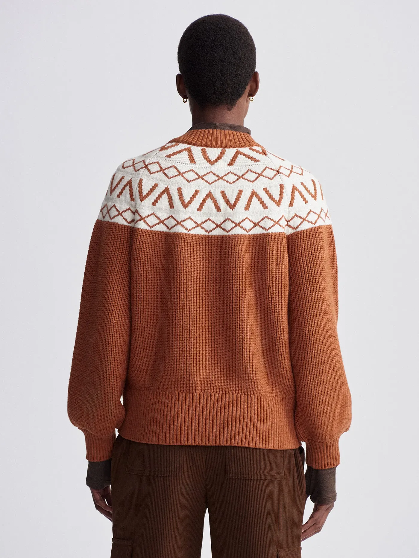 Alys Fairisle Knit Jacket