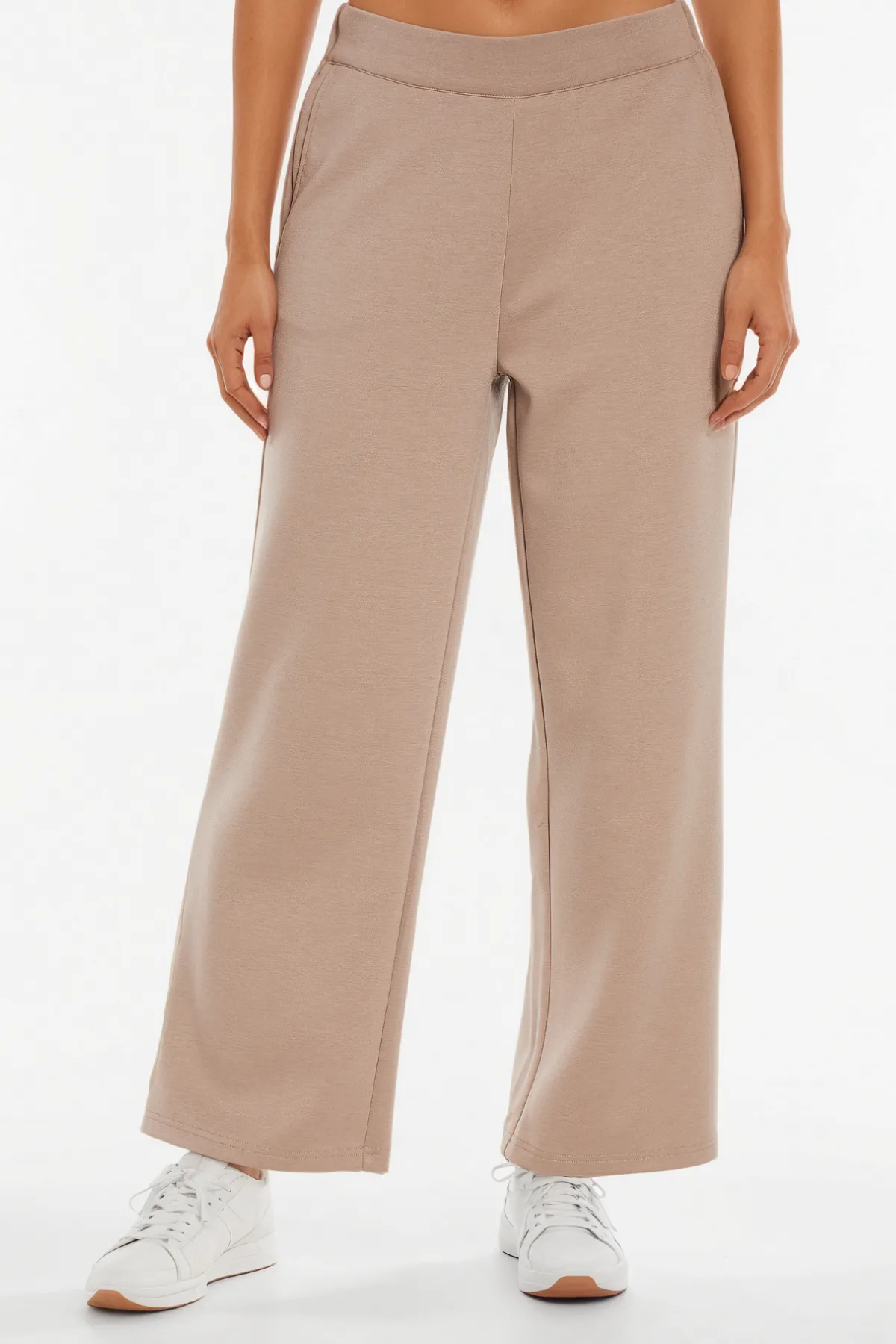 Aria Pant | Taupe Gray