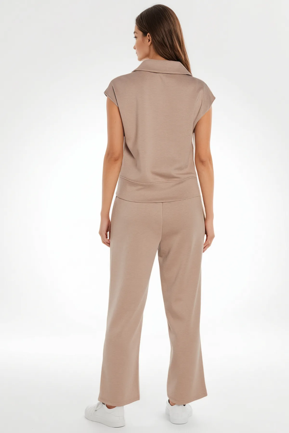 Aria Pant | Taupe Gray