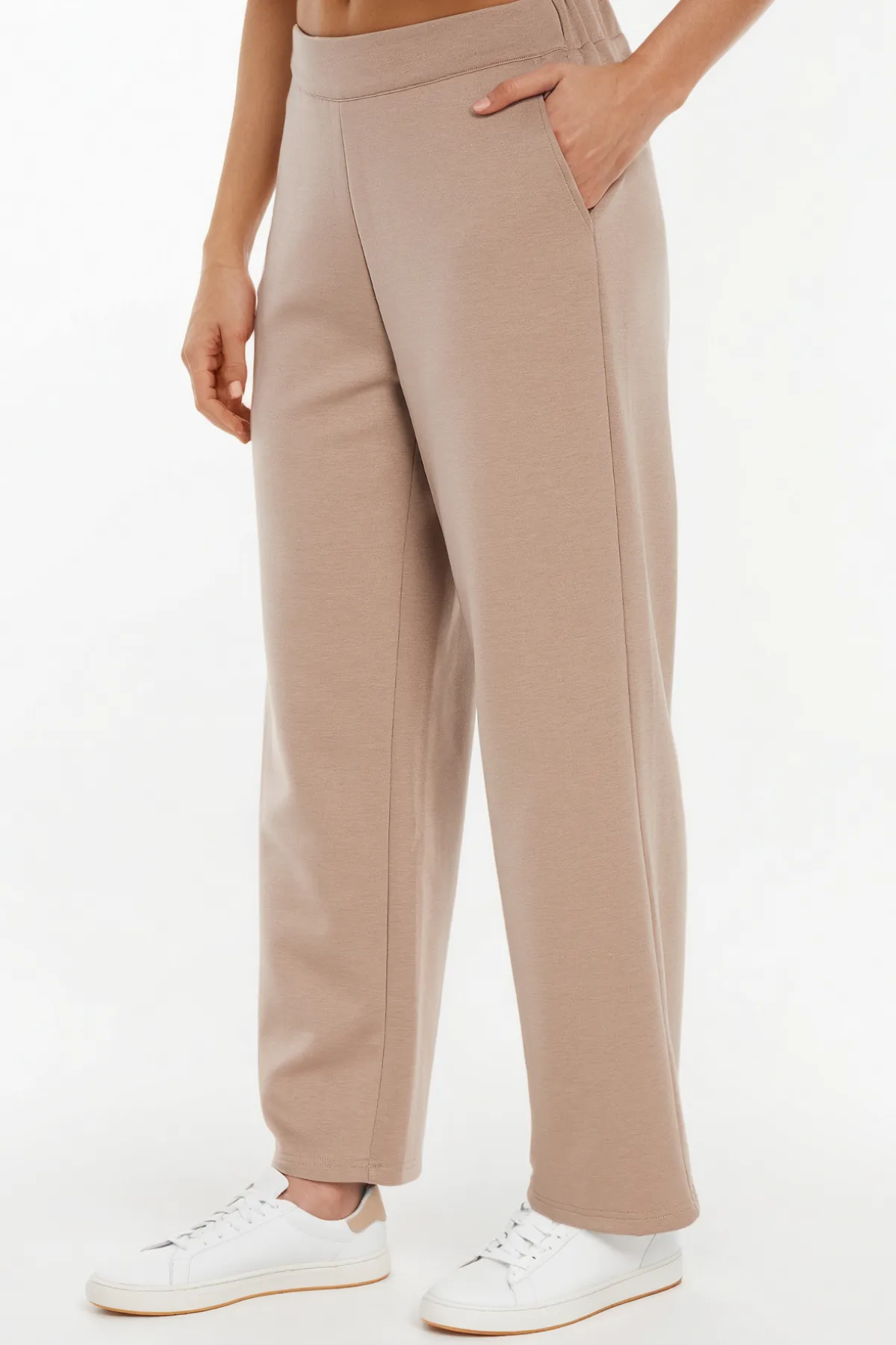 Aria Pant | Taupe Gray