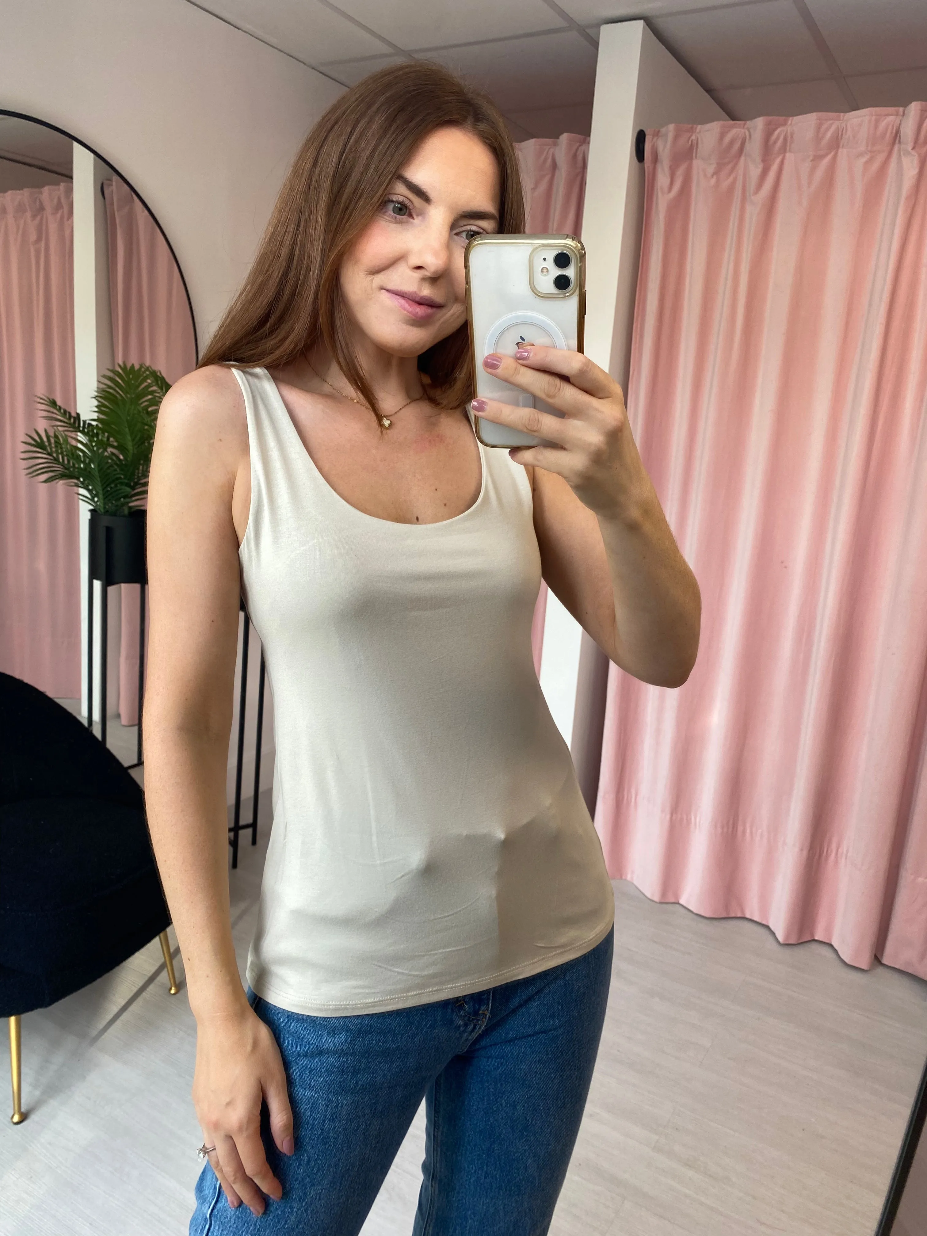Basic Soft Vest - Stone