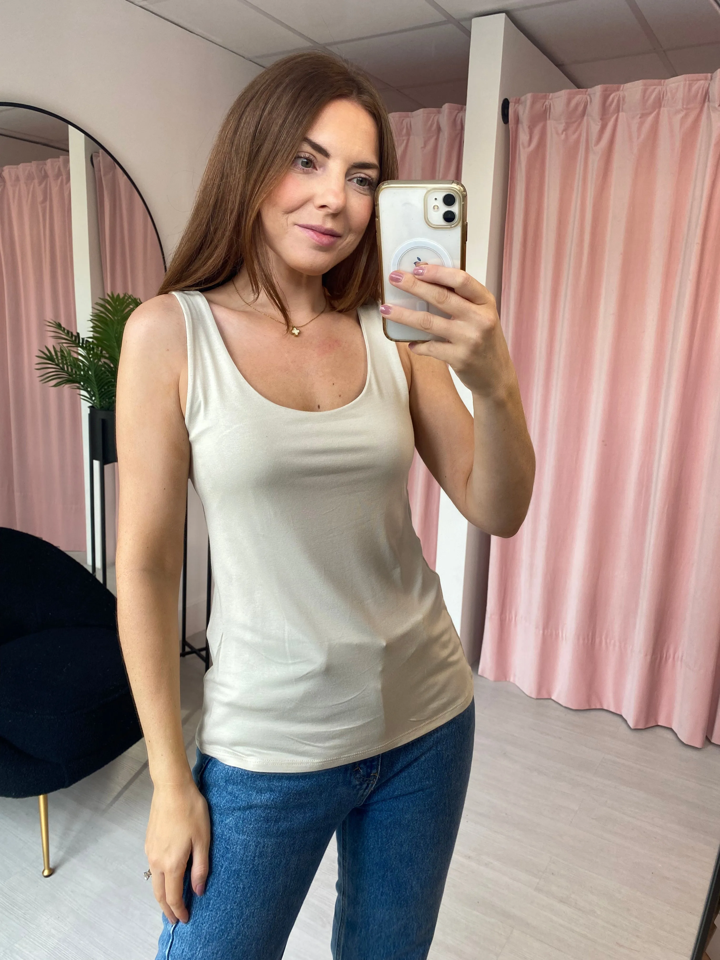Basic Soft Vest - Stone