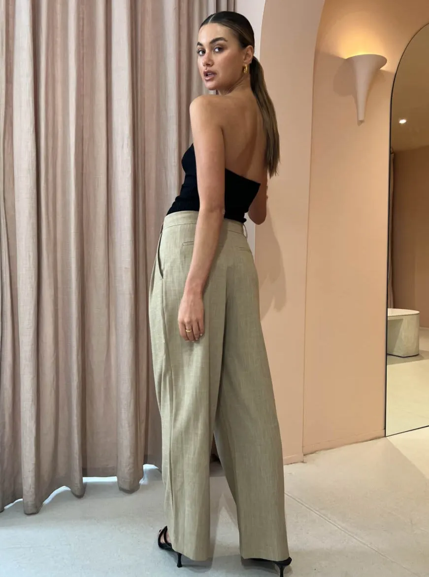 Camilla and Marc Fernando Pant in Flax