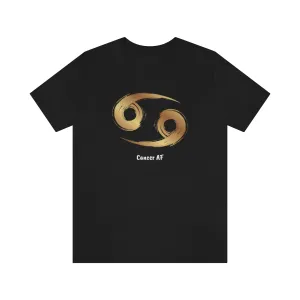 Cancer AF Symbol T-Shirt | Fun Cancer T-Shirt | Zodiac T-Shirt | Zodiac Sign Shirt | Astrology | Star Sign | Unisex Jersey Short Sleeve Tee