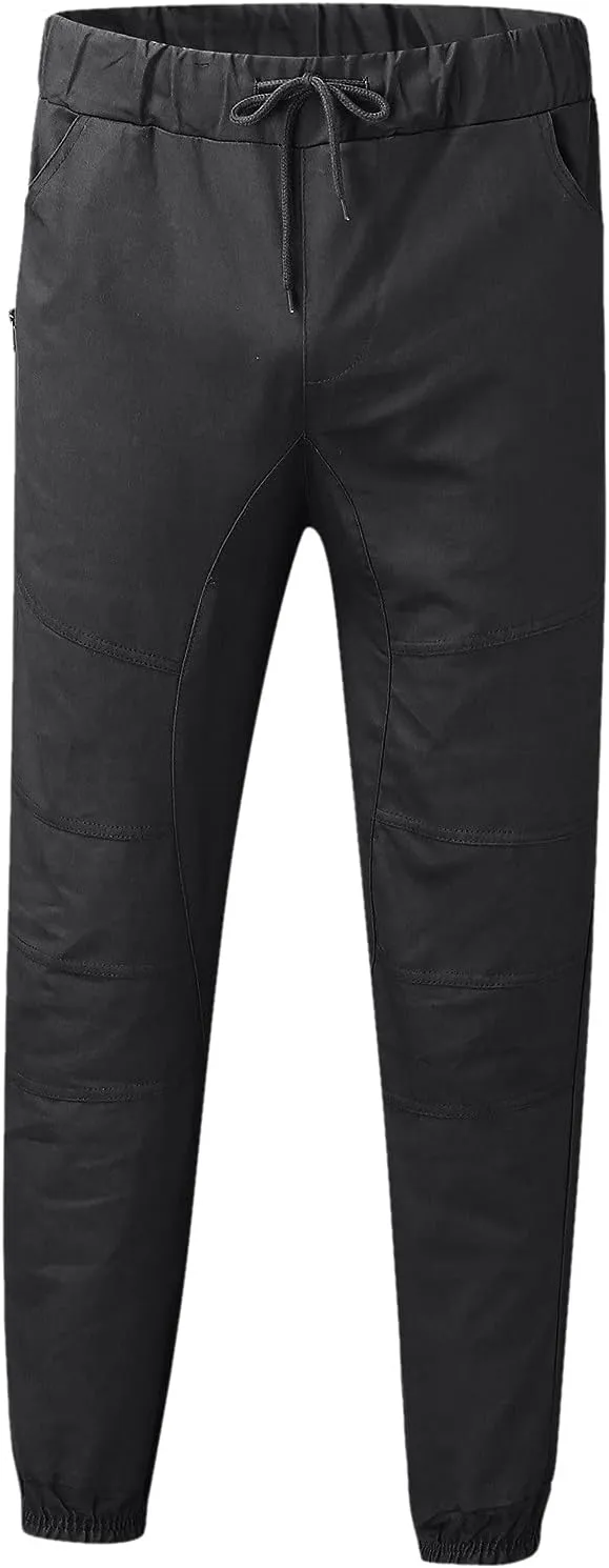 Cargo Pants for Men Relaxed Fit Mens Cargo Pants Sweatpants Men's Heavyweight Cargo Fleece Sweatpants Stretch Elastic