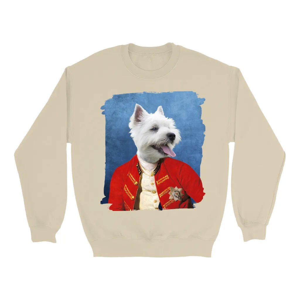 COMMANDER IN MISCHIEF - Custom Pet Portrait Epic Sweatshirt