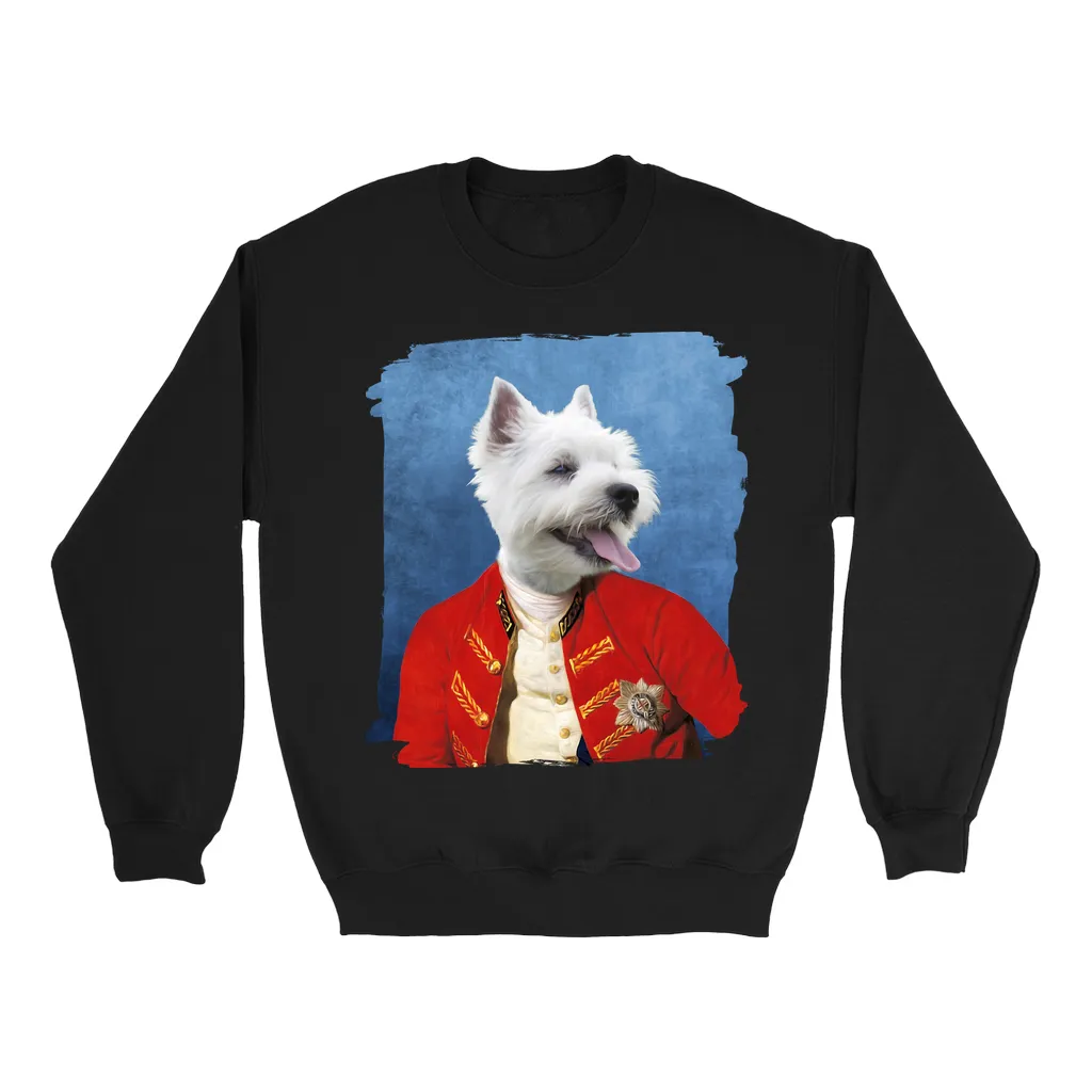 COMMANDER IN MISCHIEF - Custom Pet Portrait Epic Sweatshirt