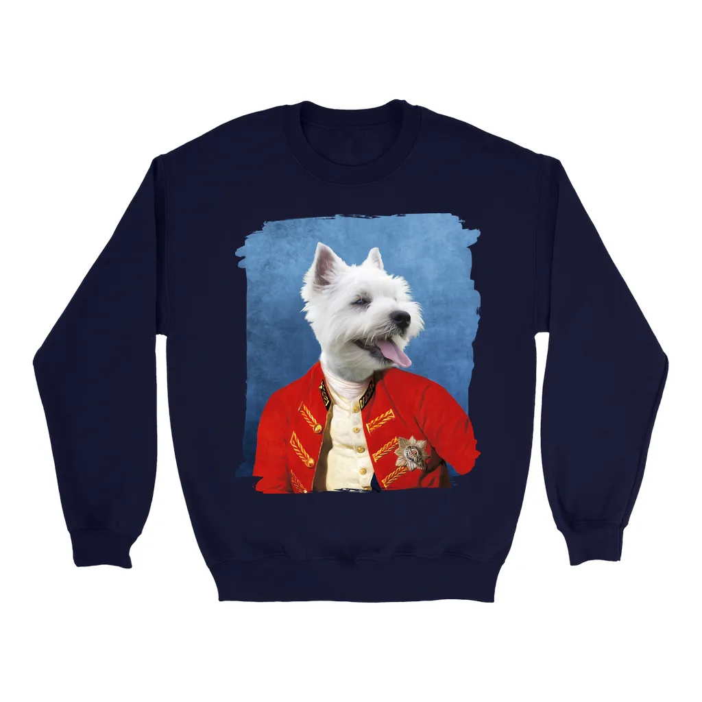 COMMANDER IN MISCHIEF - Custom Pet Portrait Epic Sweatshirt