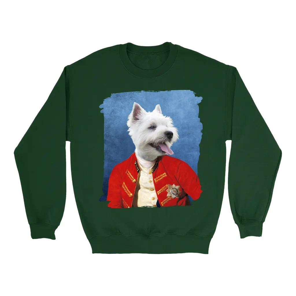 COMMANDER IN MISCHIEF - Custom Pet Portrait Epic Sweatshirt