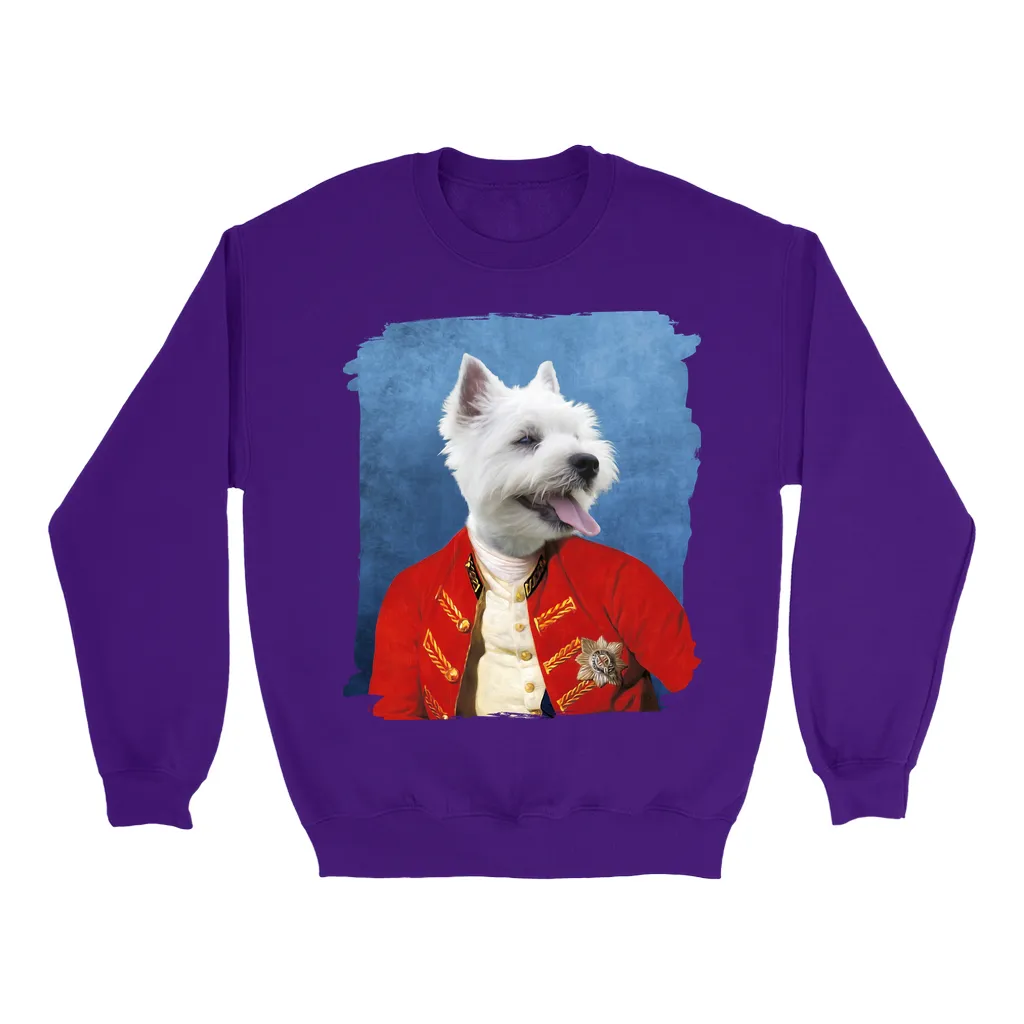 COMMANDER IN MISCHIEF - Custom Pet Portrait Epic Sweatshirt