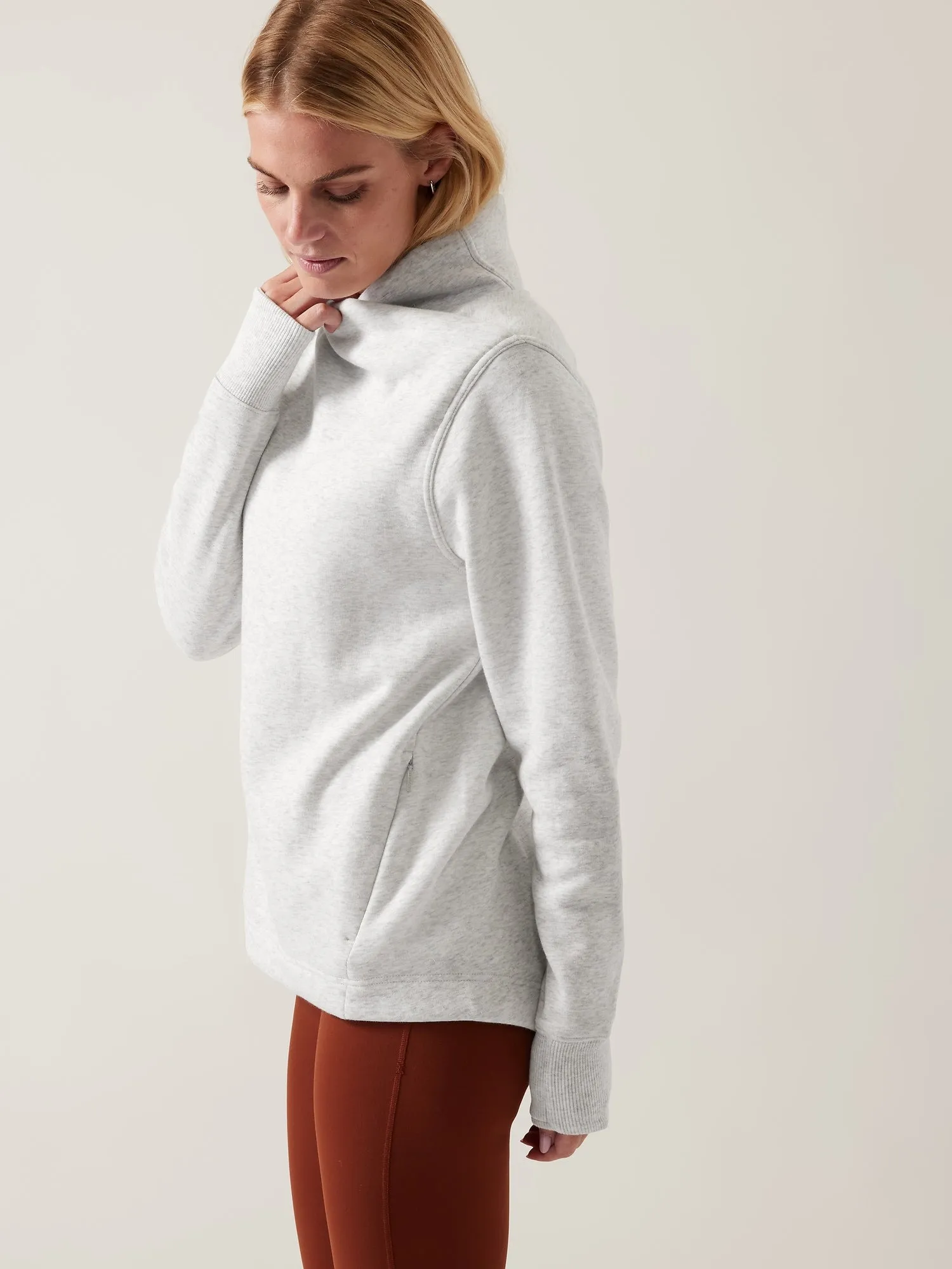 Cozy Karma Twist Neck Sweatshirt