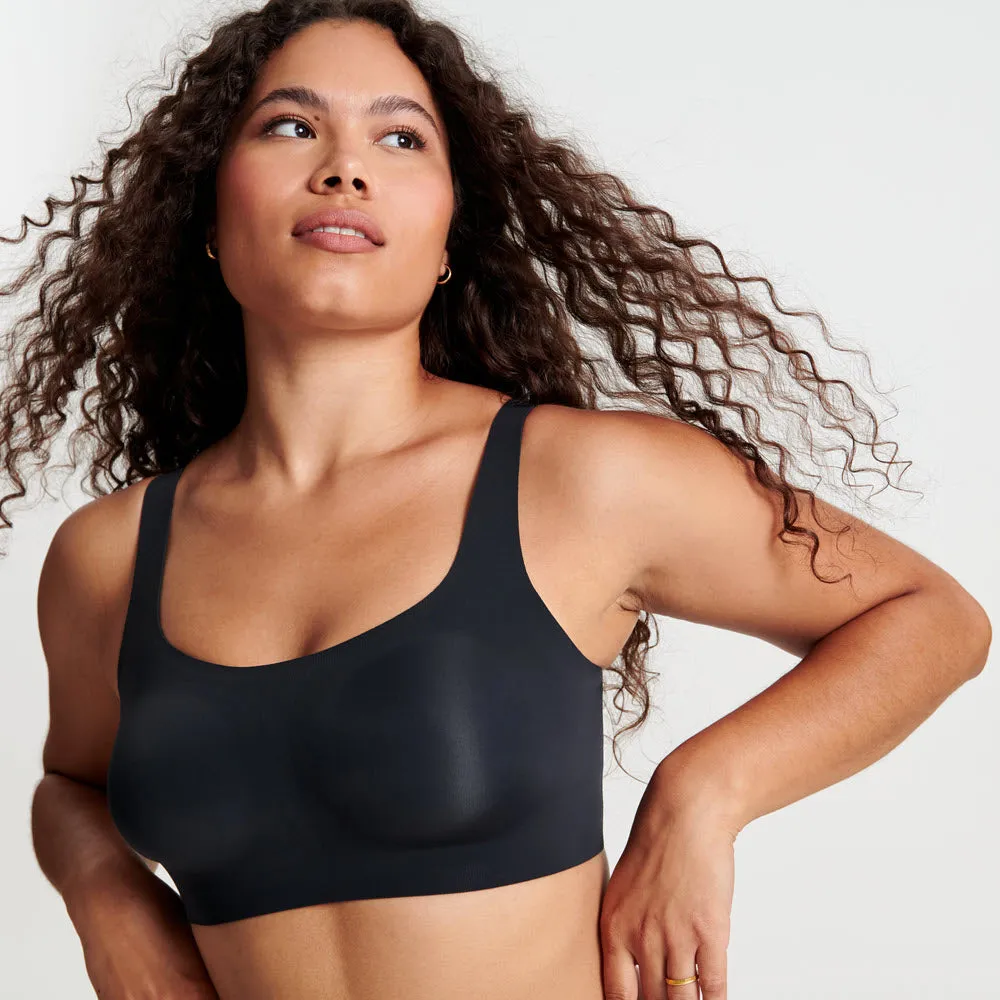 Evelyn & Bobbie Bobbie Black Onyx Scoop Neck No Wire Bra