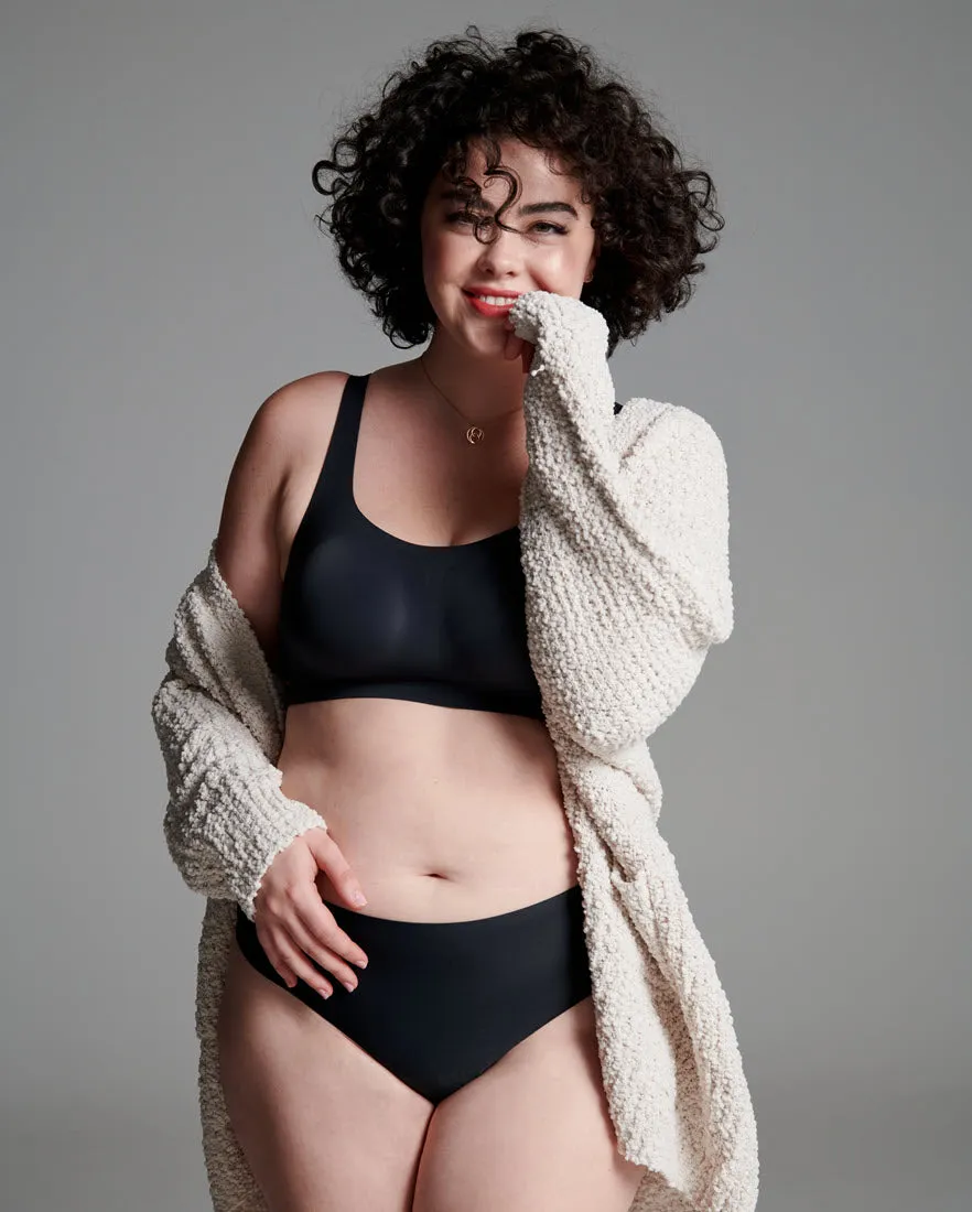 Evelyn & Bobbie Bobbie Black Onyx Scoop Neck No Wire Bra