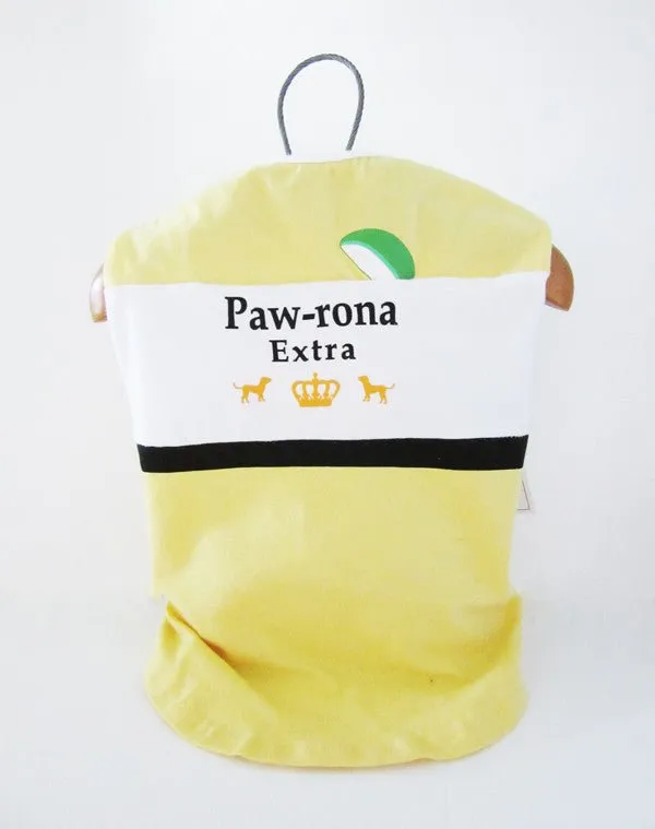 Fetchwear Summer T Shirt - Paw-rona Extra Yellow SALE $1
