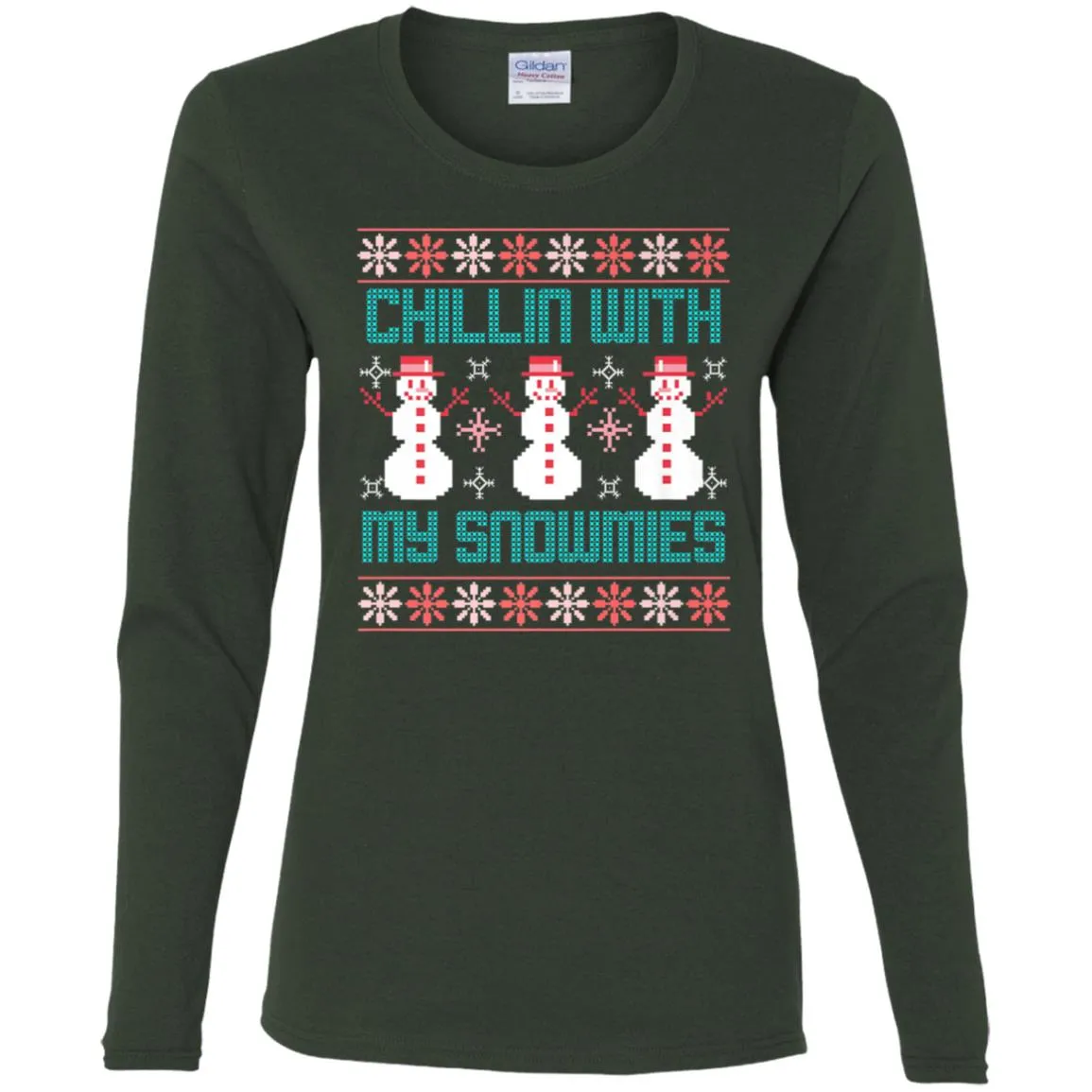 Fun Ugly Christmas Style Women Long Sleeve Shirt