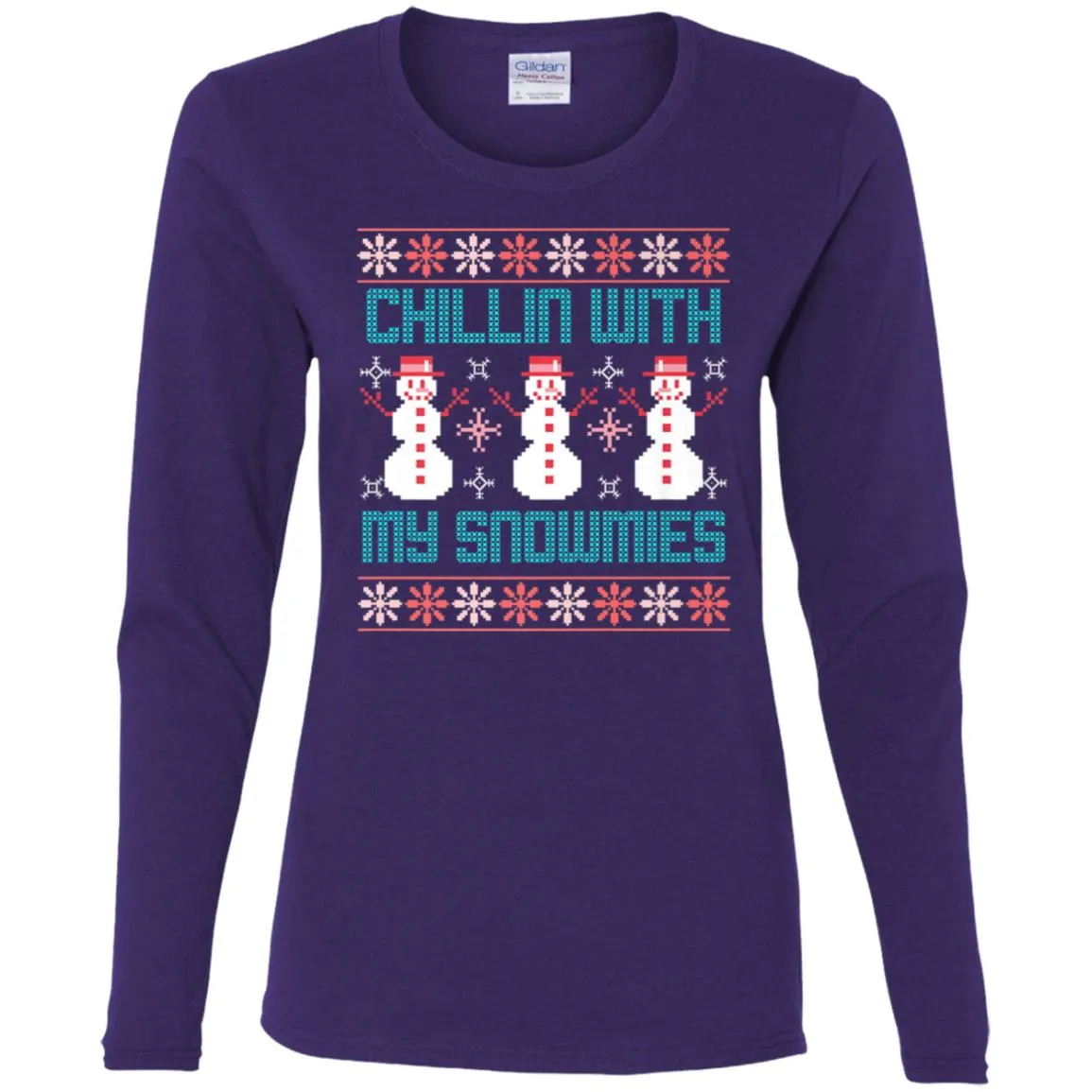 Fun Ugly Christmas Style Women Long Sleeve Shirt