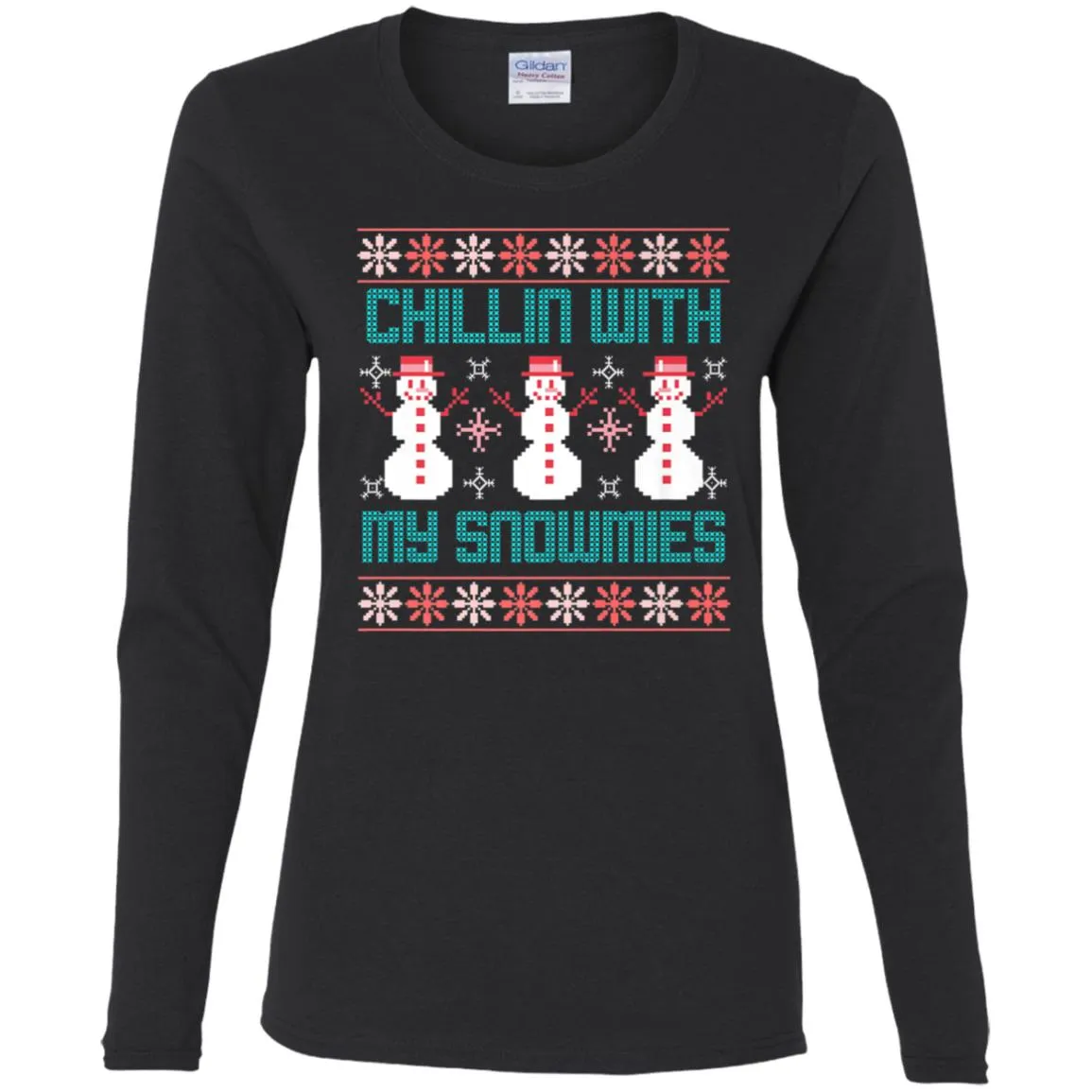 Fun Ugly Christmas Style Women Long Sleeve Shirt