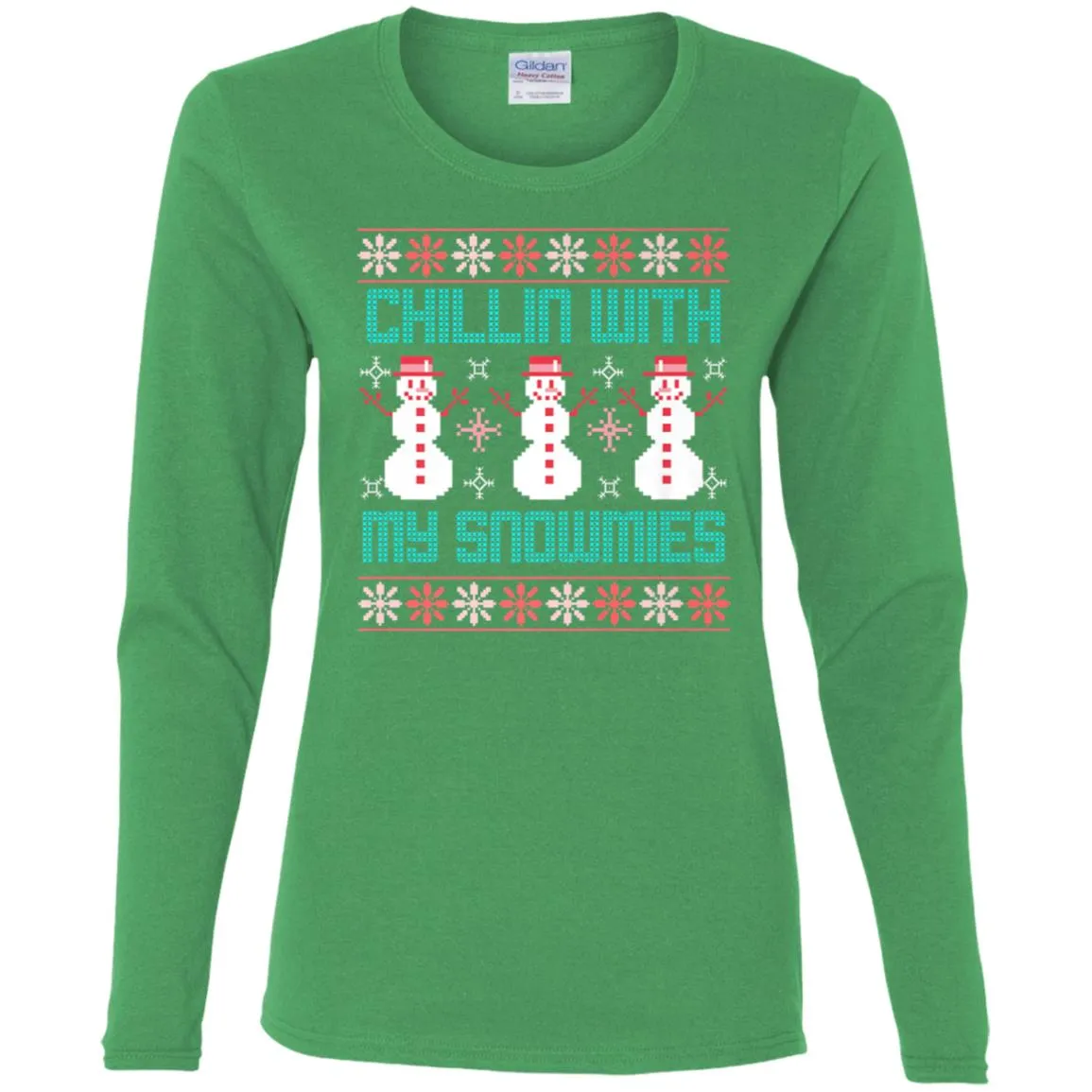 Fun Ugly Christmas Style Women Long Sleeve Shirt