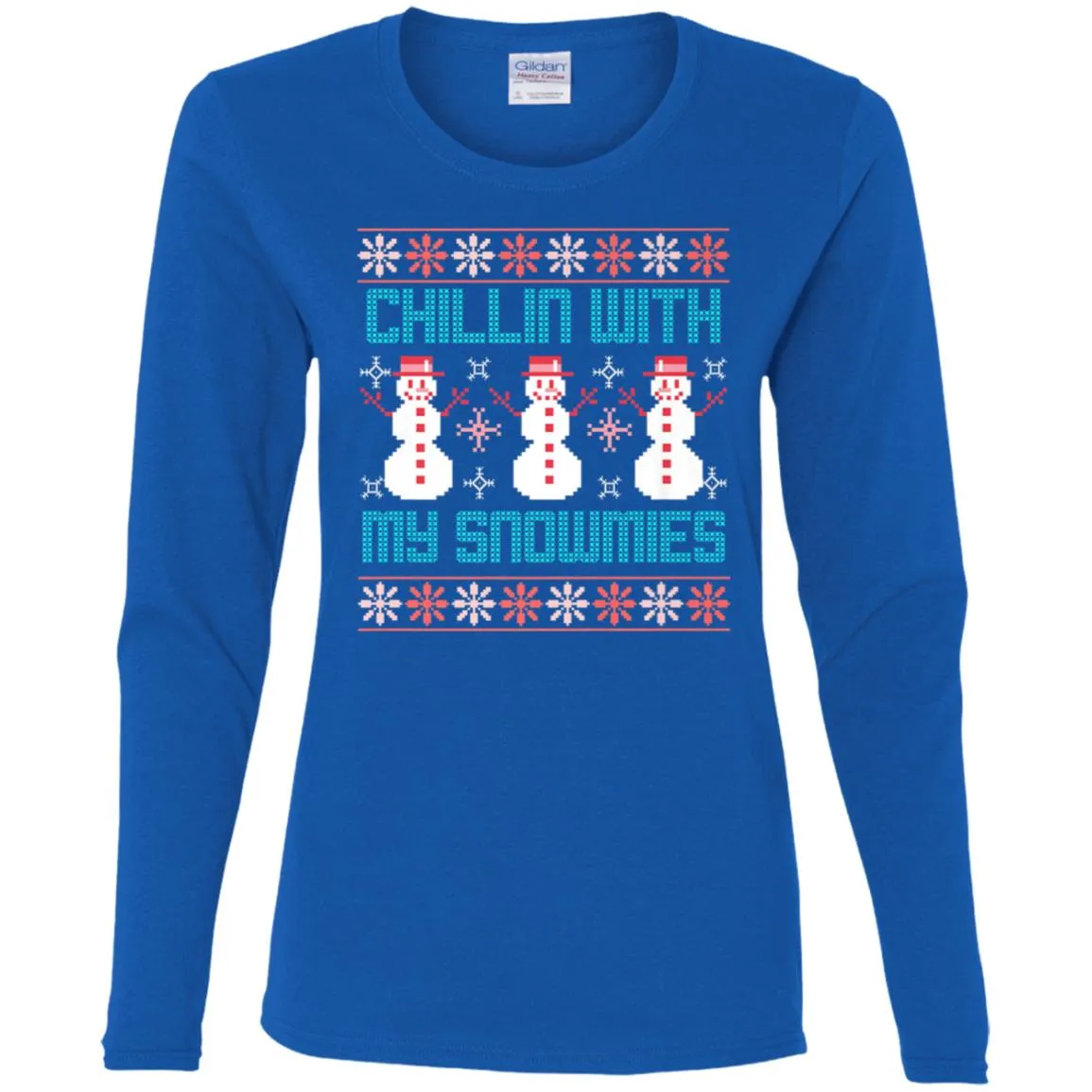 Fun Ugly Christmas Style Women Long Sleeve Shirt