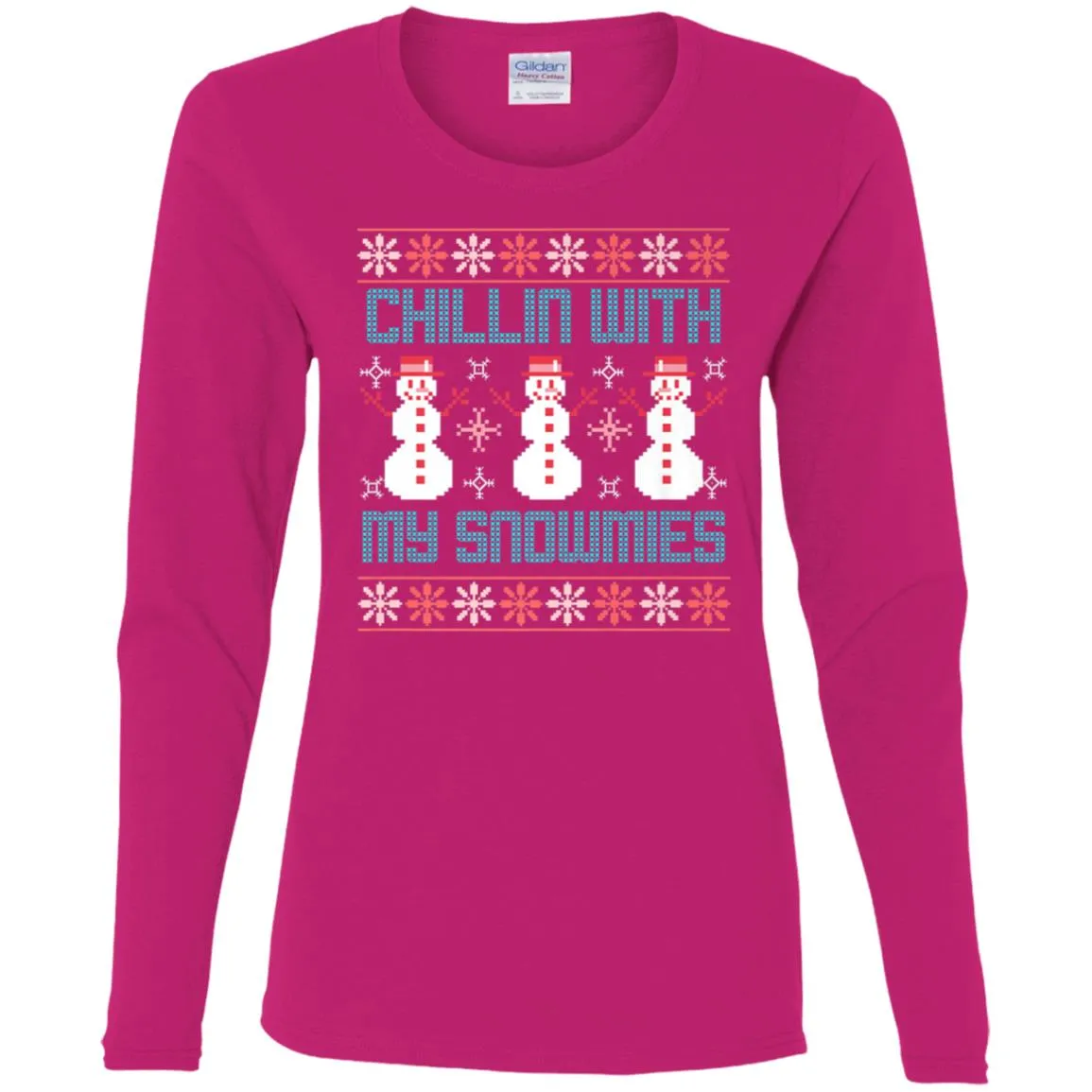 Fun Ugly Christmas Style Women Long Sleeve Shirt