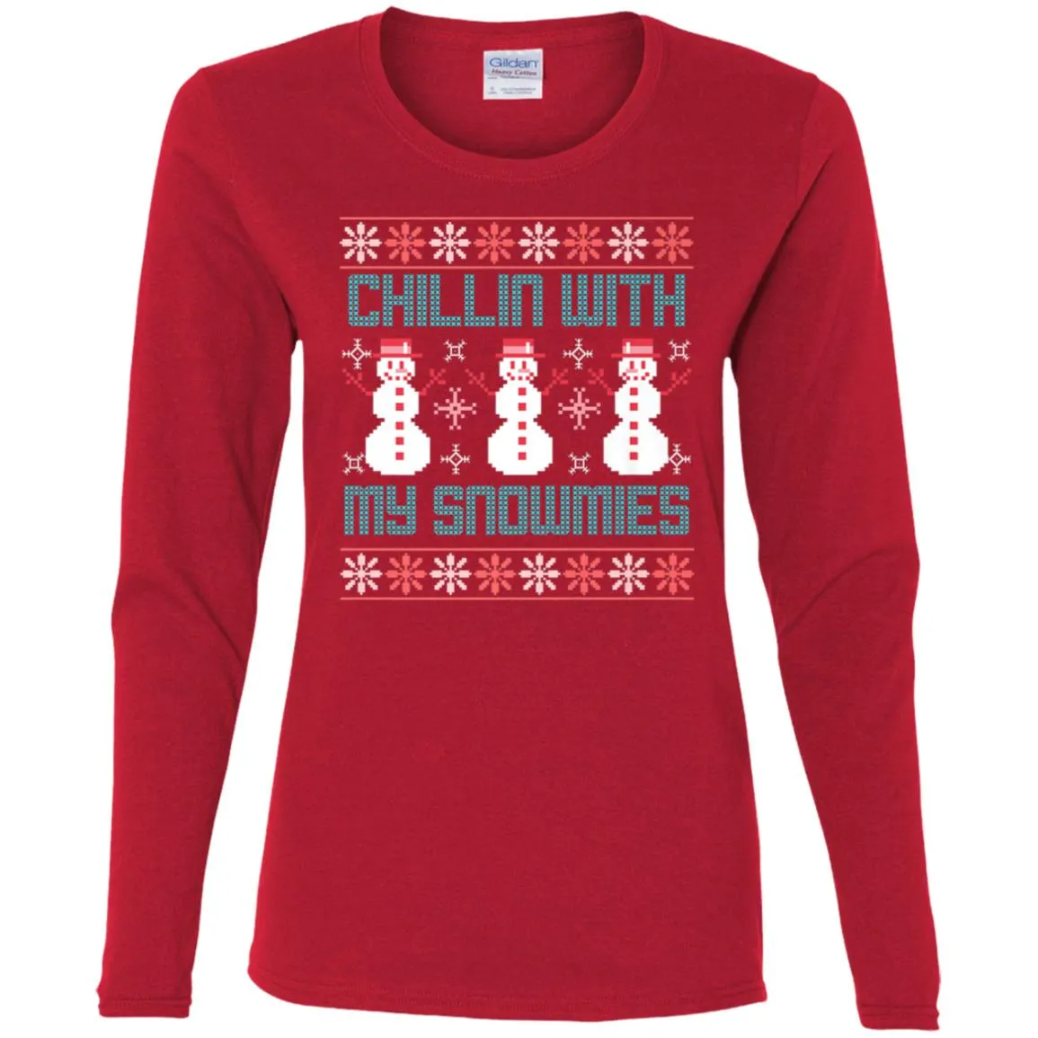 Fun Ugly Christmas Style Women Long Sleeve Shirt
