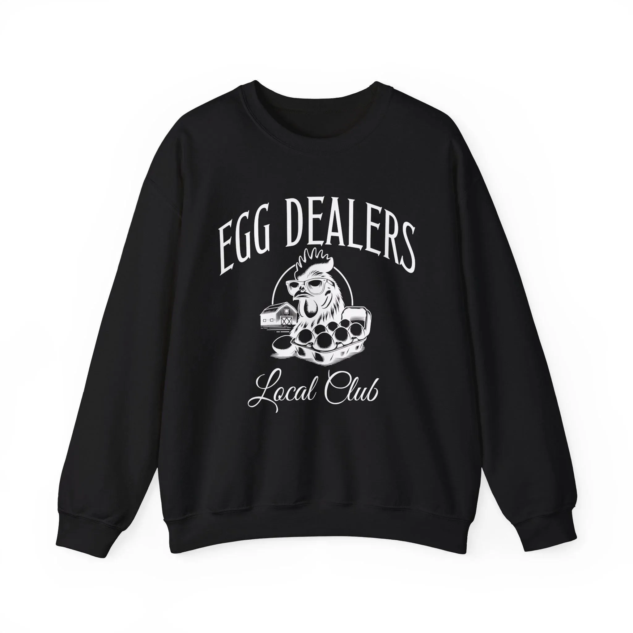 Funny Chicken Sweatshirt, Egg Dealers Sweatshirt, Chicken Social Club Shirt, Farm Sweatshirt, Egg Farmer Gifts, Local Egg Dealer
