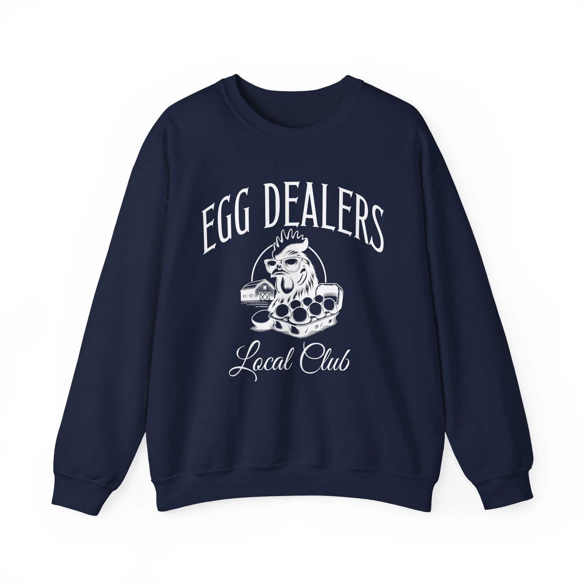 Funny Chicken Sweatshirt, Egg Dealers Sweatshirt, Chicken Social Club Shirt, Farm Sweatshirt, Egg Farmer Gifts, Local Egg Dealer