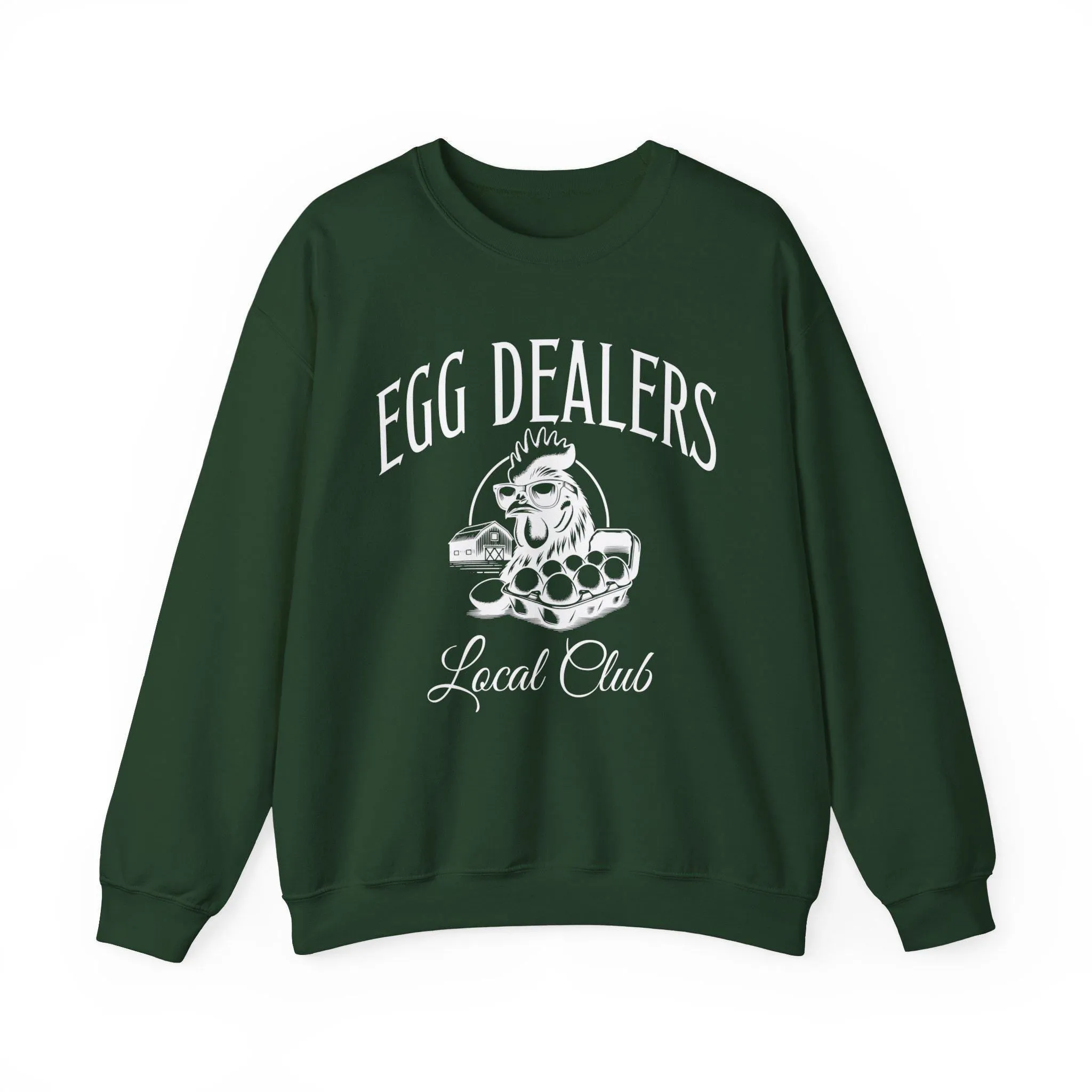 Funny Chicken Sweatshirt, Egg Dealers Sweatshirt, Chicken Social Club Shirt, Farm Sweatshirt, Egg Farmer Gifts, Local Egg Dealer