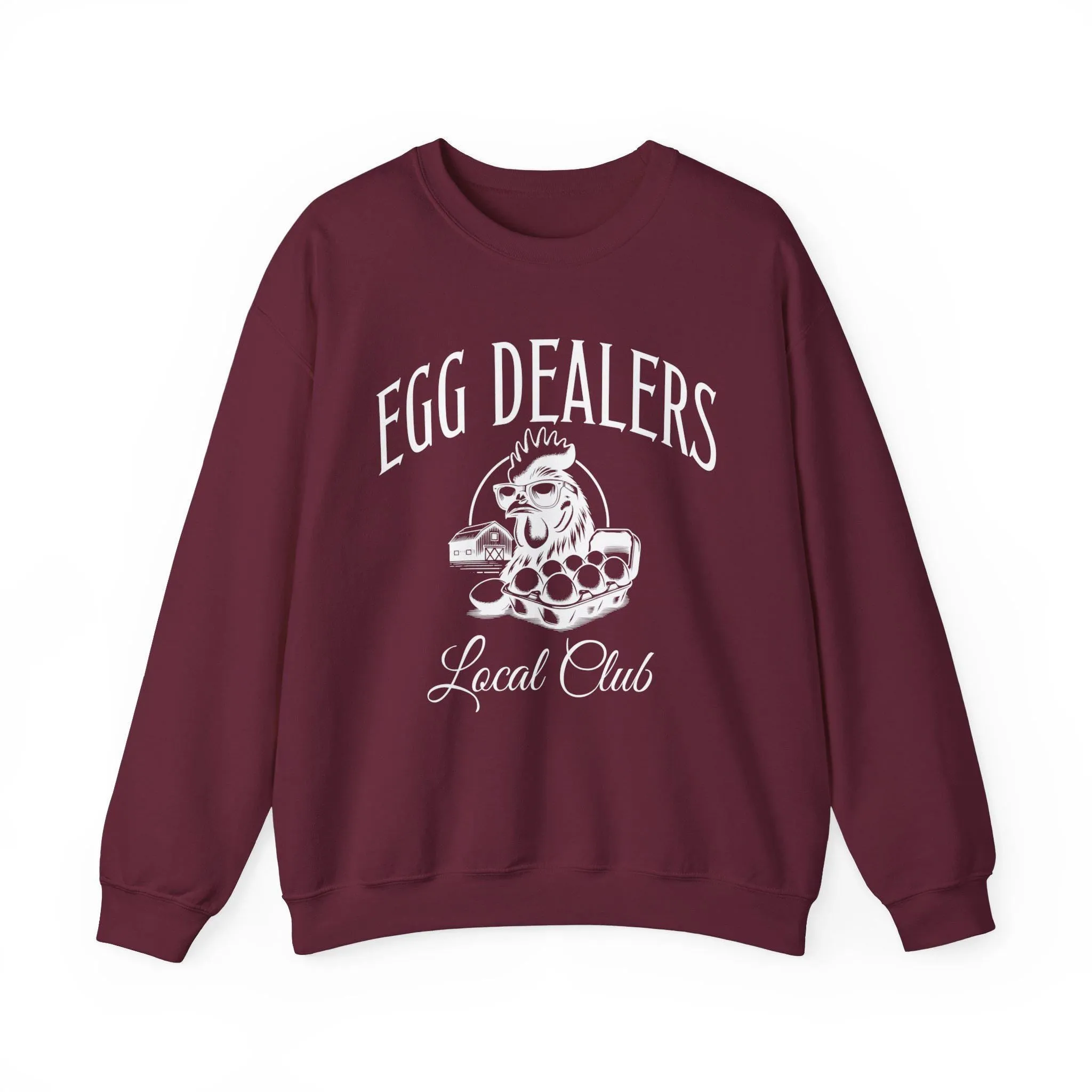 Funny Chicken Sweatshirt, Egg Dealers Sweatshirt, Chicken Social Club Shirt, Farm Sweatshirt, Egg Farmer Gifts, Local Egg Dealer