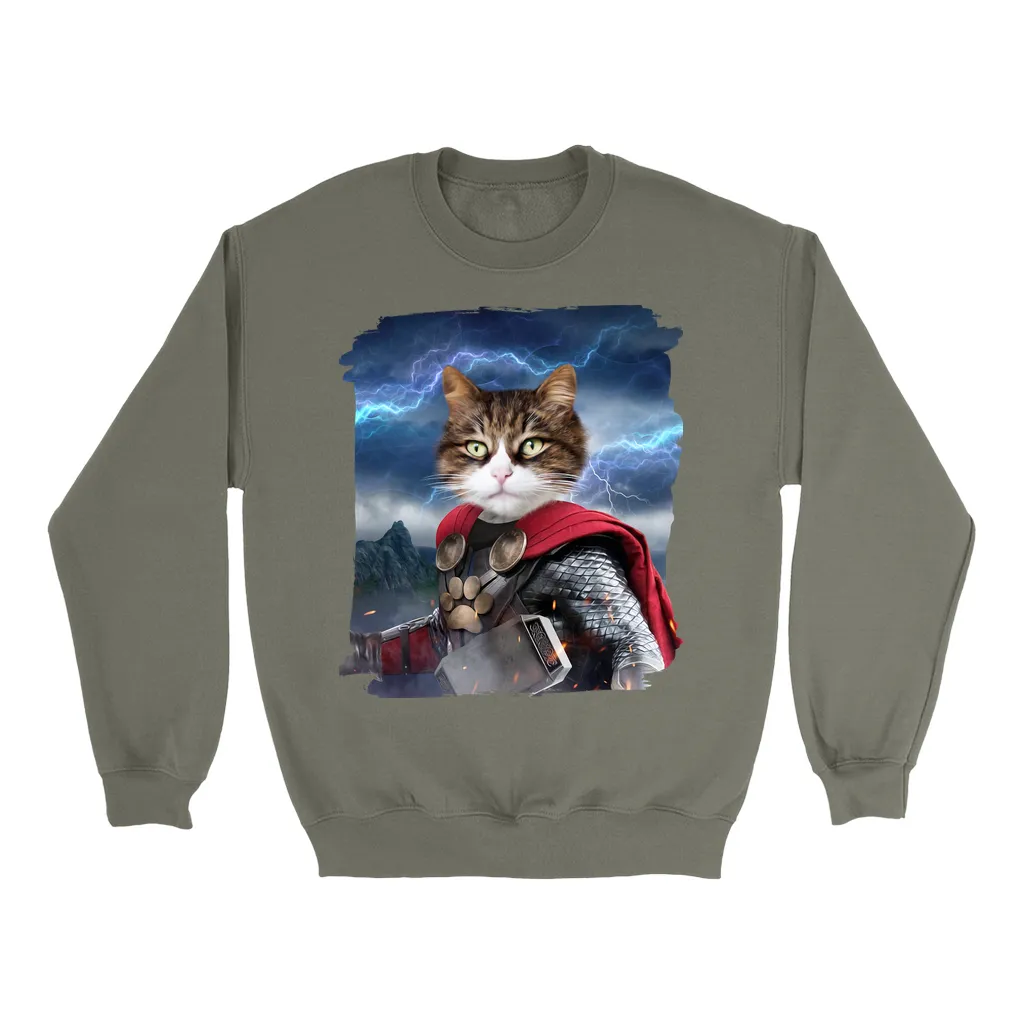 GOD OF BLUNDER - Custom Pet Portrait Epic Sweatshirt