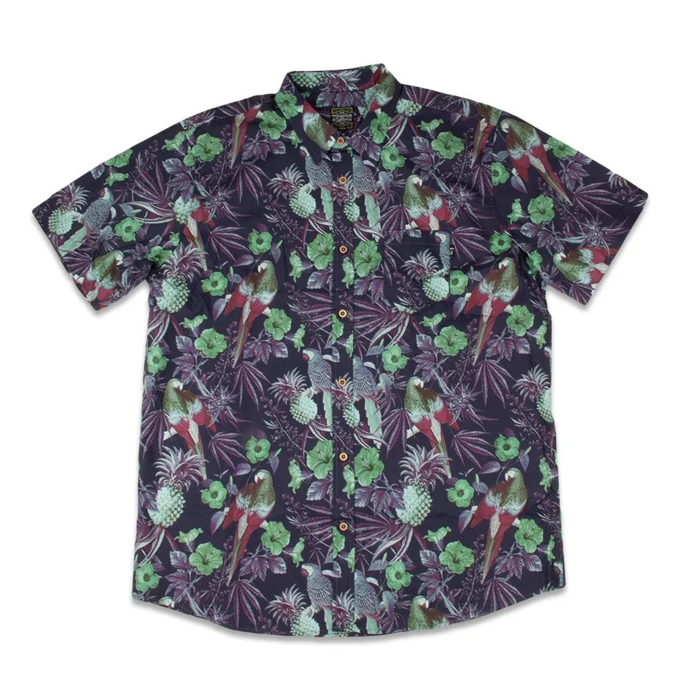 Greg Lutzka Ganja Bahama Purple Button Up Shirt