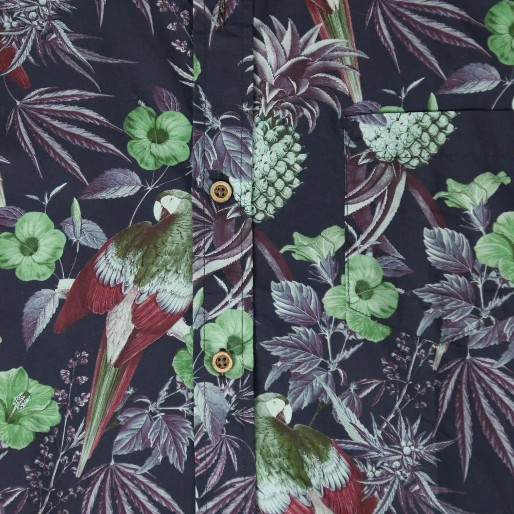 Greg Lutzka Ganja Bahama Purple Button Up Shirt