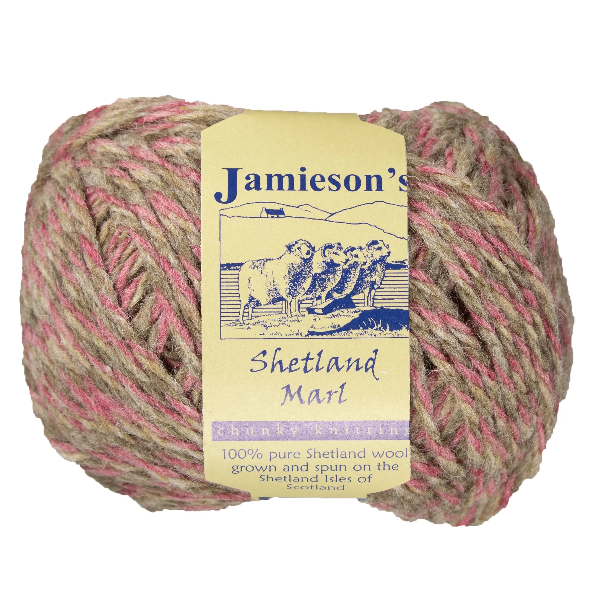 Jamieson's of Shetland Marl Chunky Yarn - 2112 Crabshell