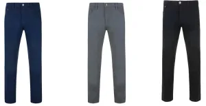 KAM KBS-Alba Slim Fit Stretch Chino Trousers Waist 40" to 60"  3 Colours