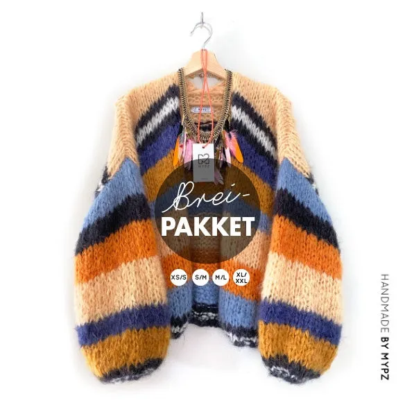 Knitting Kit – MYPZ Chunky Mohair Cardigan Faith No.15 (ENG-NL)