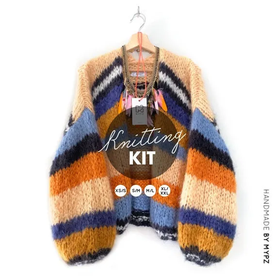 Knitting Kit – MYPZ Chunky Mohair Cardigan Faith No.15 (ENG-NL)