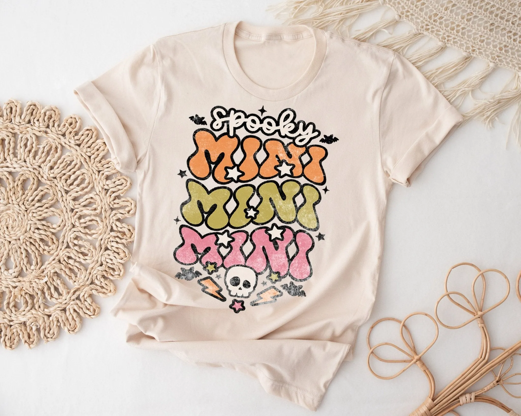 Matching Spooky Mama Spooky Mini Retro Halloween Sweatshirts