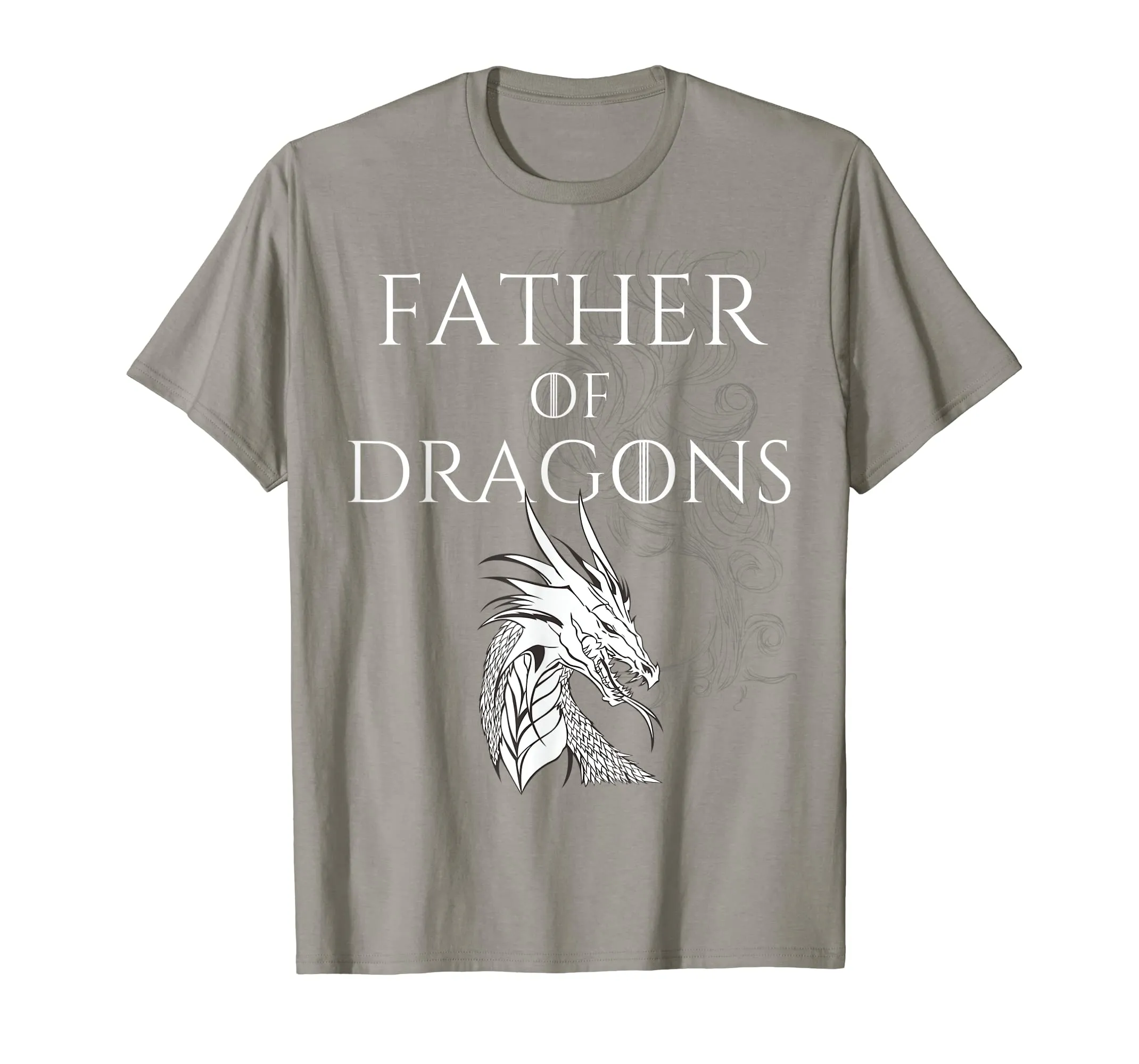 Mens Father Of Dragons Fun Smoky T-Shirt | Mother of Dragons