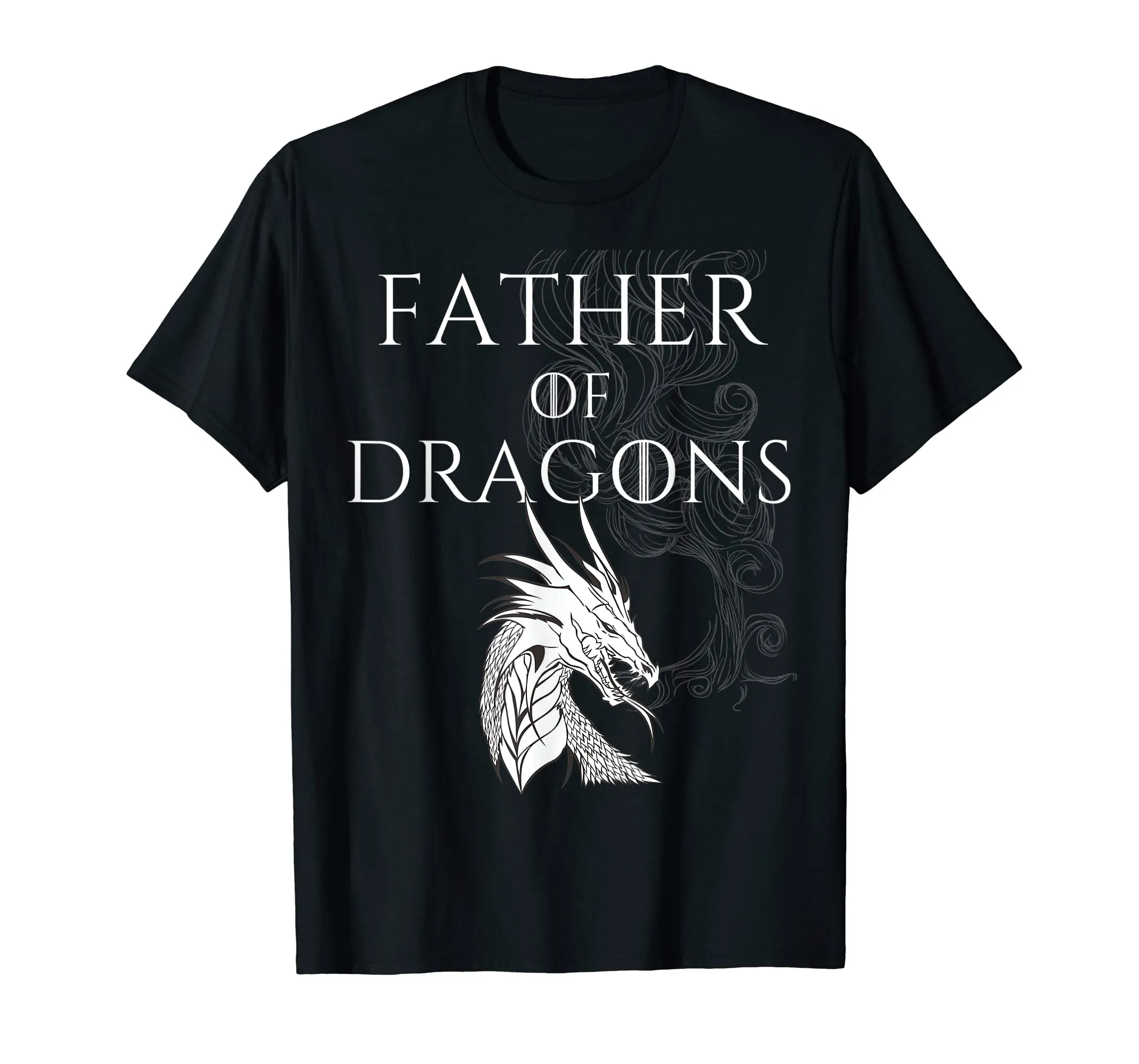 Mens Father Of Dragons Fun Smoky T-Shirt | Mother of Dragons