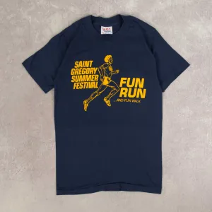 MEN'S VINTAGE 1980S FUN RUN SINGLE STITCH T-SHIRT - SMALL