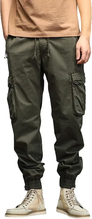 Mens Workout Cargo Sweatpants Pants Training Sport Tapered Sweatpants Breathable Sweatpants Men's Mesh Jogger Zipper