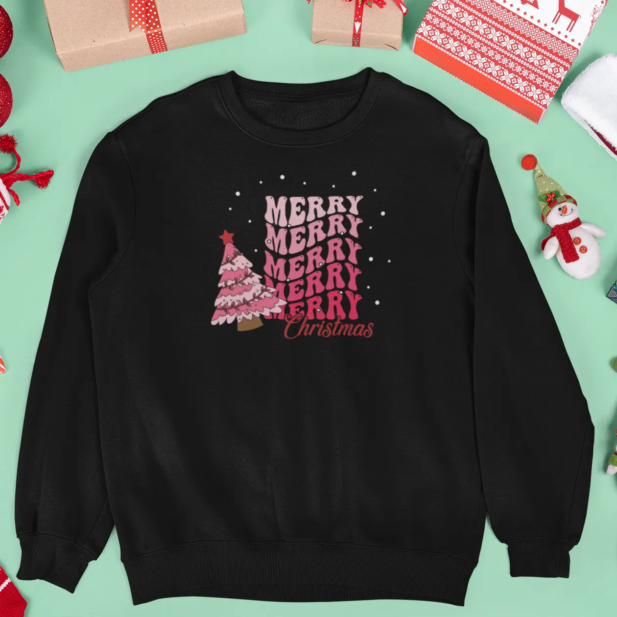 Merry Merry Merry Christmas Sweatshirt, Merry Christmas Sweatshirt, Retro Christmas Sweatshirt,Oversized Women Shirt,Xmas Hoodie,New Year Shirt,Christmas Gift