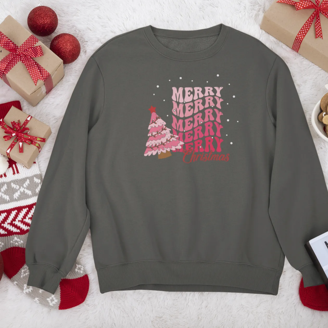 Merry Merry Merry Christmas Sweatshirt, Merry Christmas Sweatshirt, Retro Christmas Sweatshirt,Oversized Women Shirt,Xmas Hoodie,New Year Shirt,Christmas Gift