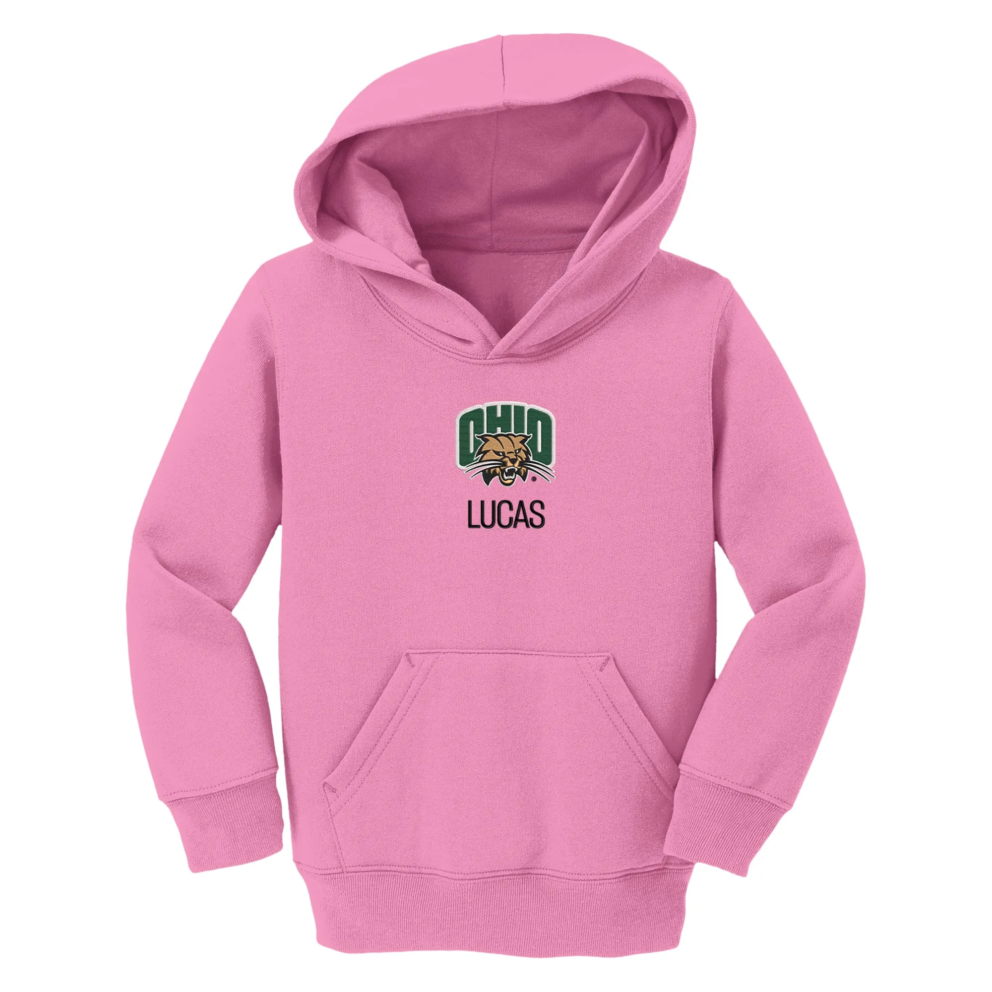 Personalized Ohio Bobcats Toddler Pullover Sweatshirt