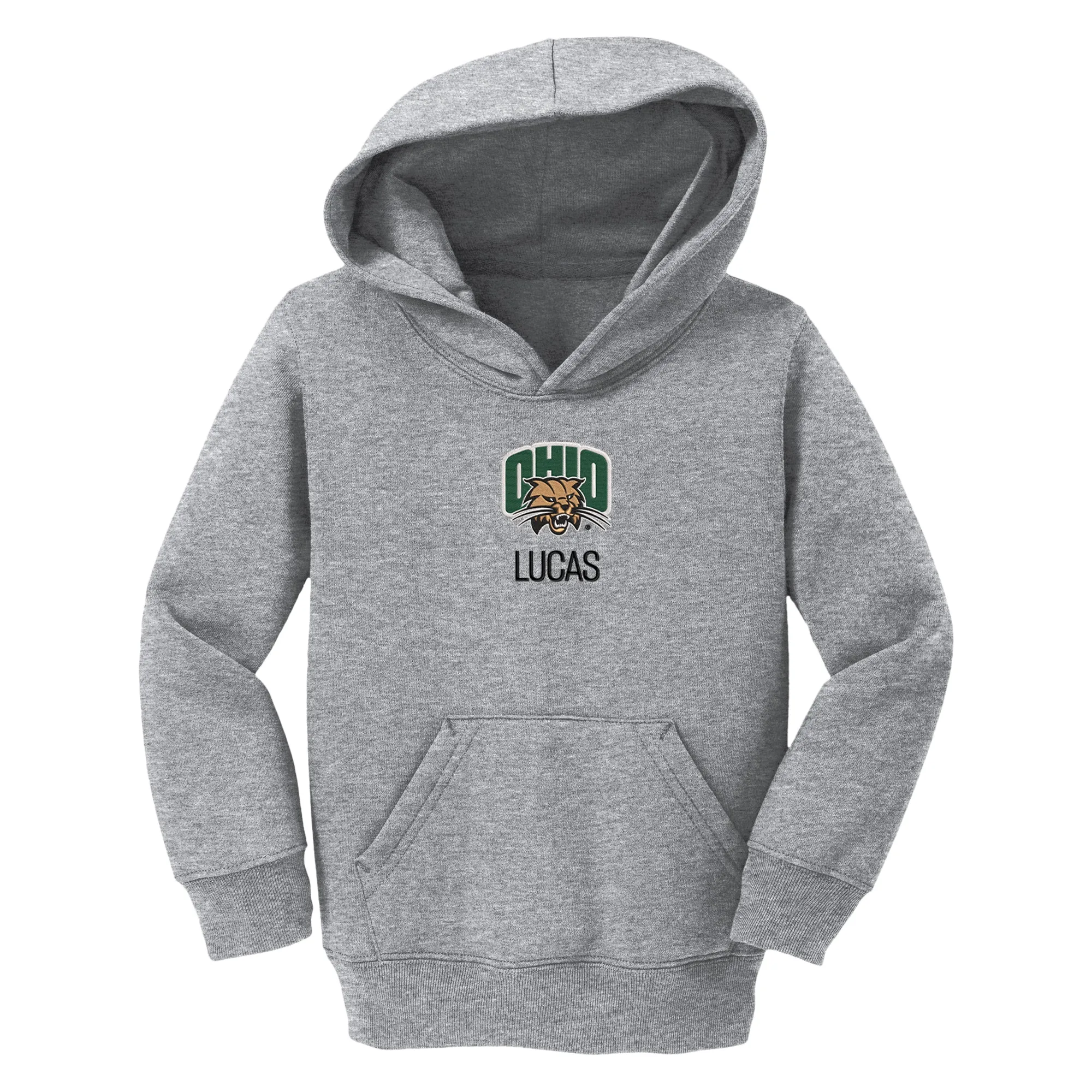 Personalized Ohio Bobcats Toddler Pullover Sweatshirt