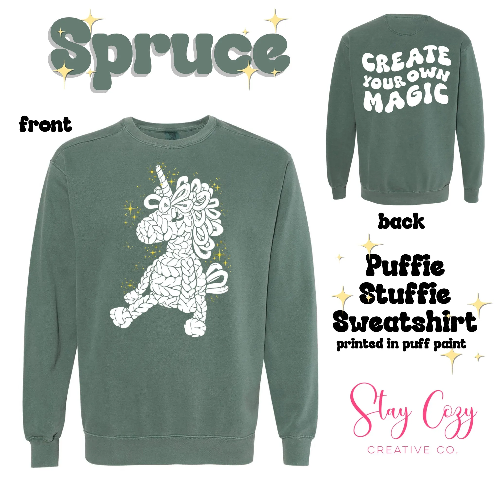 Puffie Stuffie Sweatshirts | Puff Ink Printed
