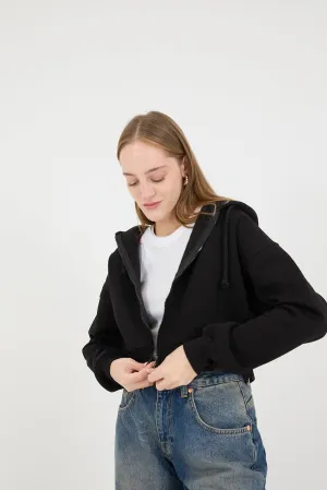 Raised Zipper Sweatshirt